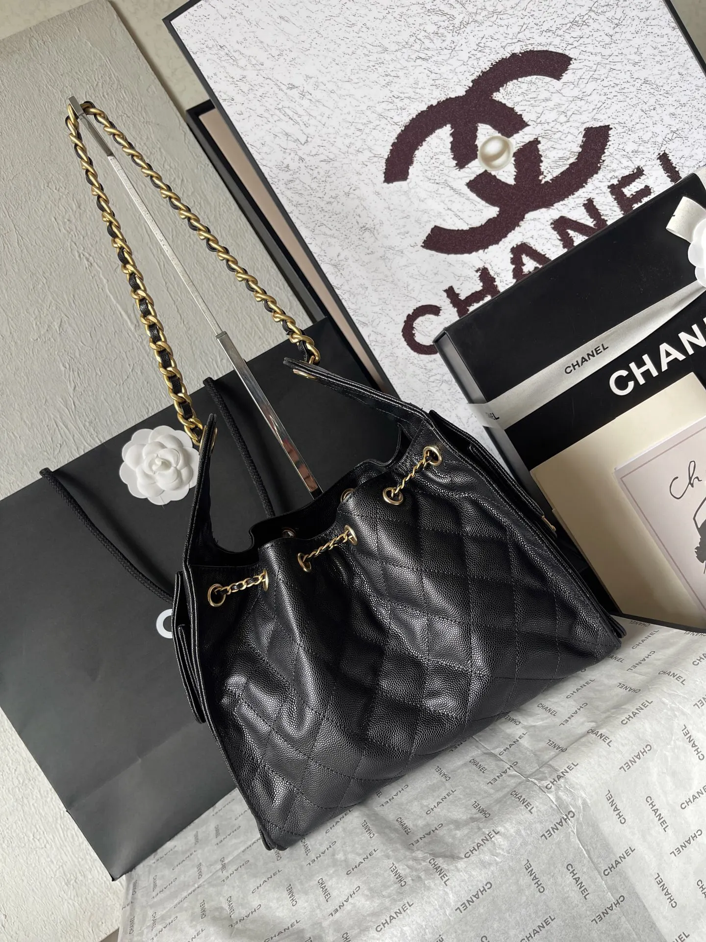 CHANEL Hobo 法国 高端定制品 Chane 球 腋下包 復古腋下背款