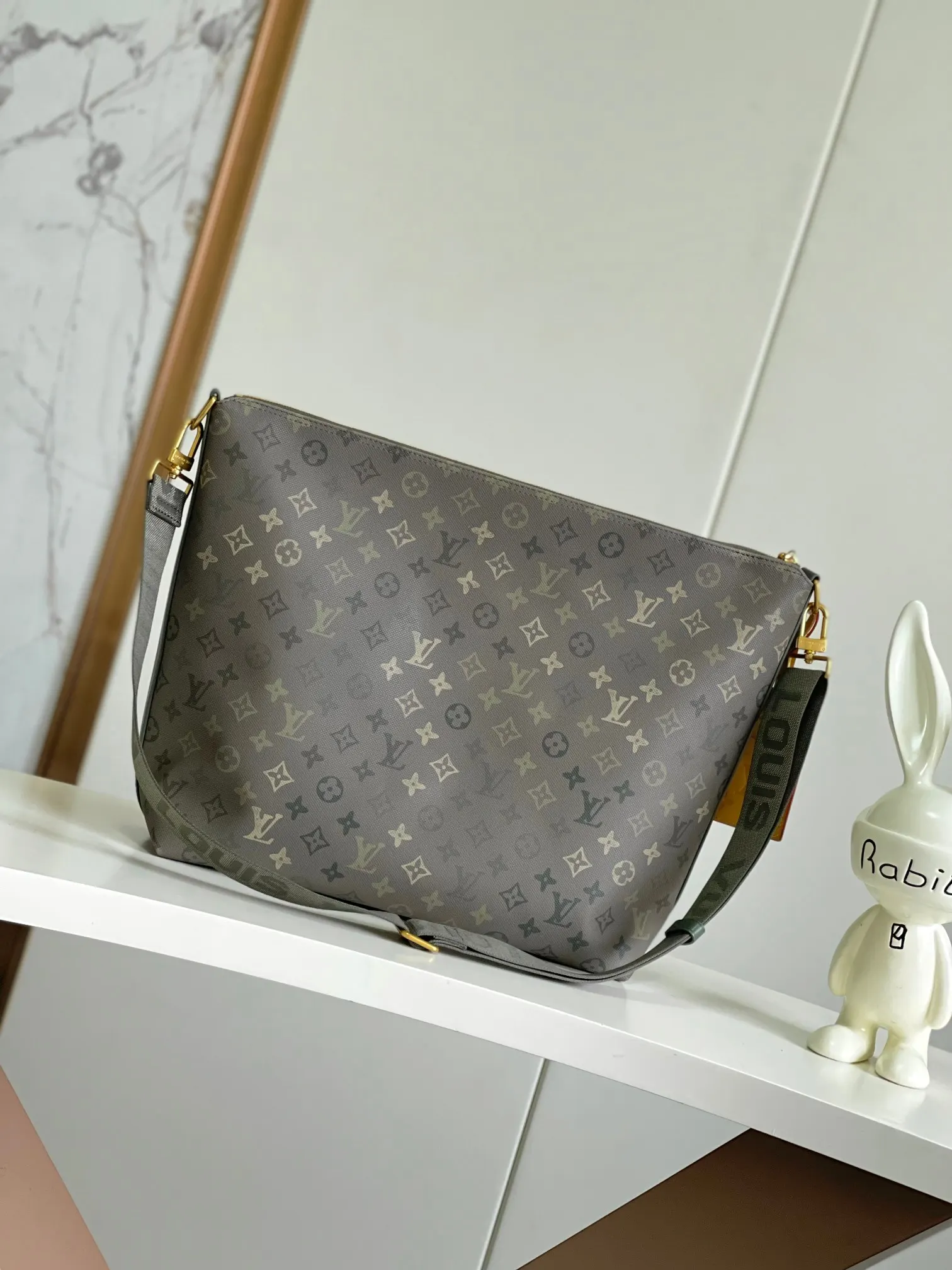 Louis Vuitton 綠色 Monogram 手提包