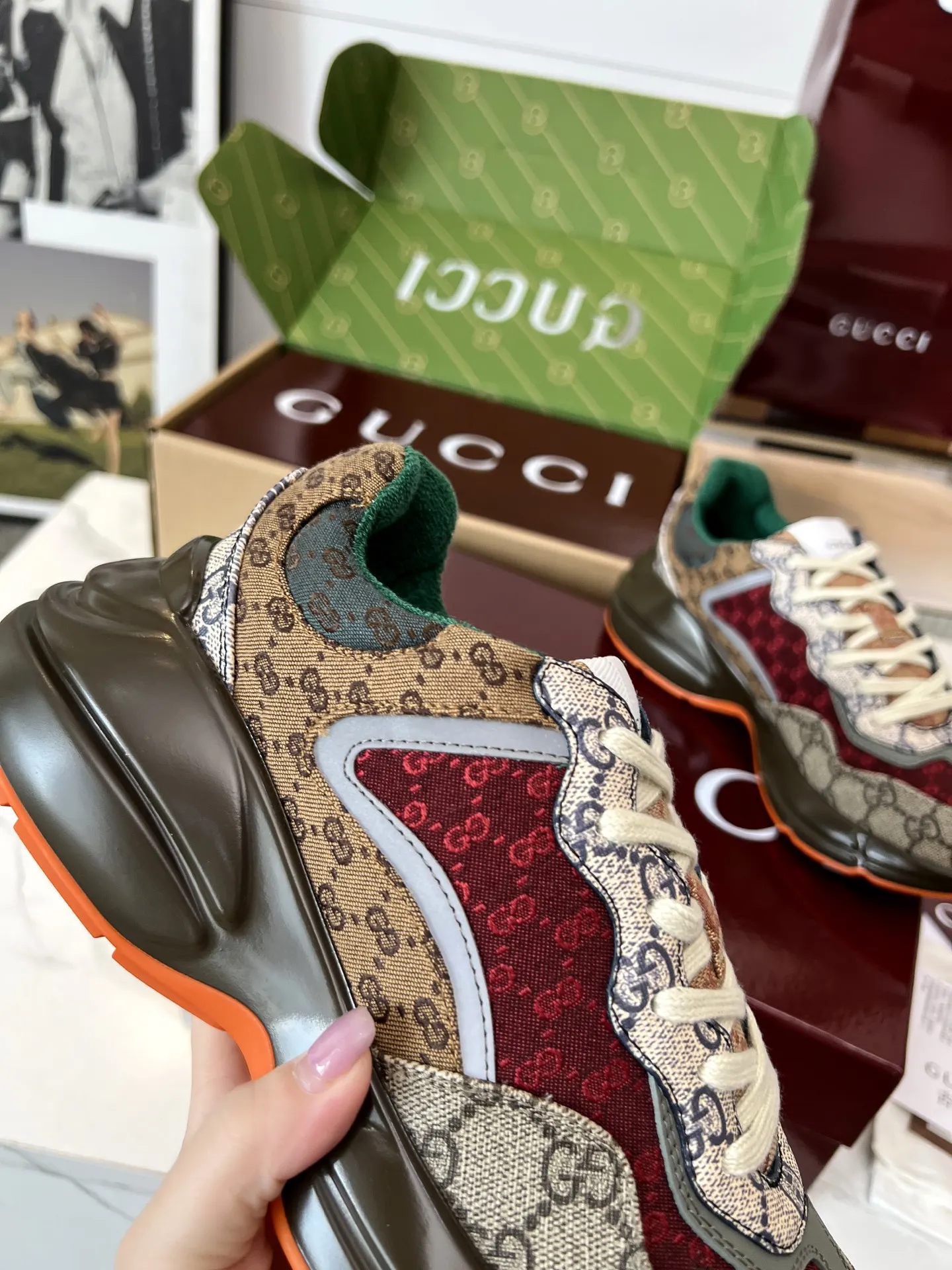 Gucci Logo休闲运动鞋
