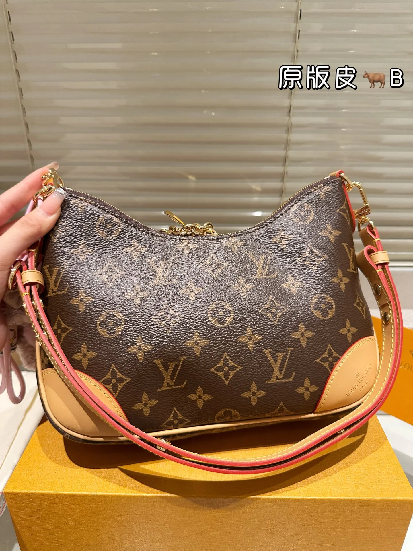 LV 老花 金色 牛皮 把肩带拆掉只用链条 雞就是个单问包 链条包 精致链条款