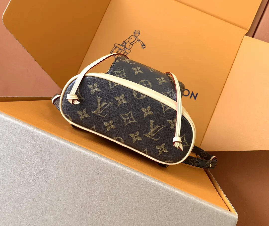 Monogram Organizer Pouch Travel Leather