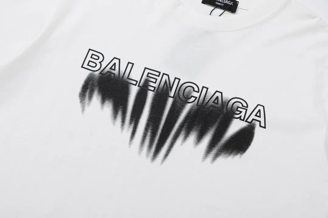 Balenciaga Black Short Sleeve T-Shirt Loose