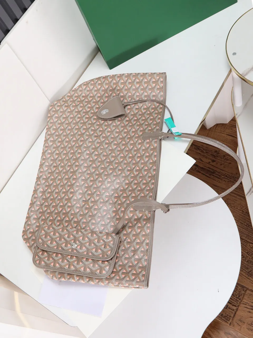 Goyard 帆布 腋下包 复古腋下背款