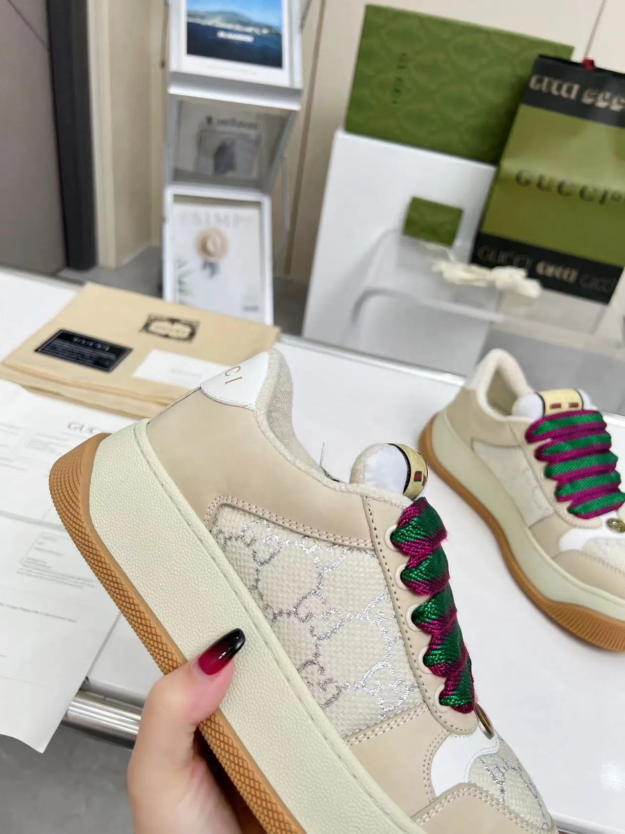 Gucci Logo休闲运动鞋