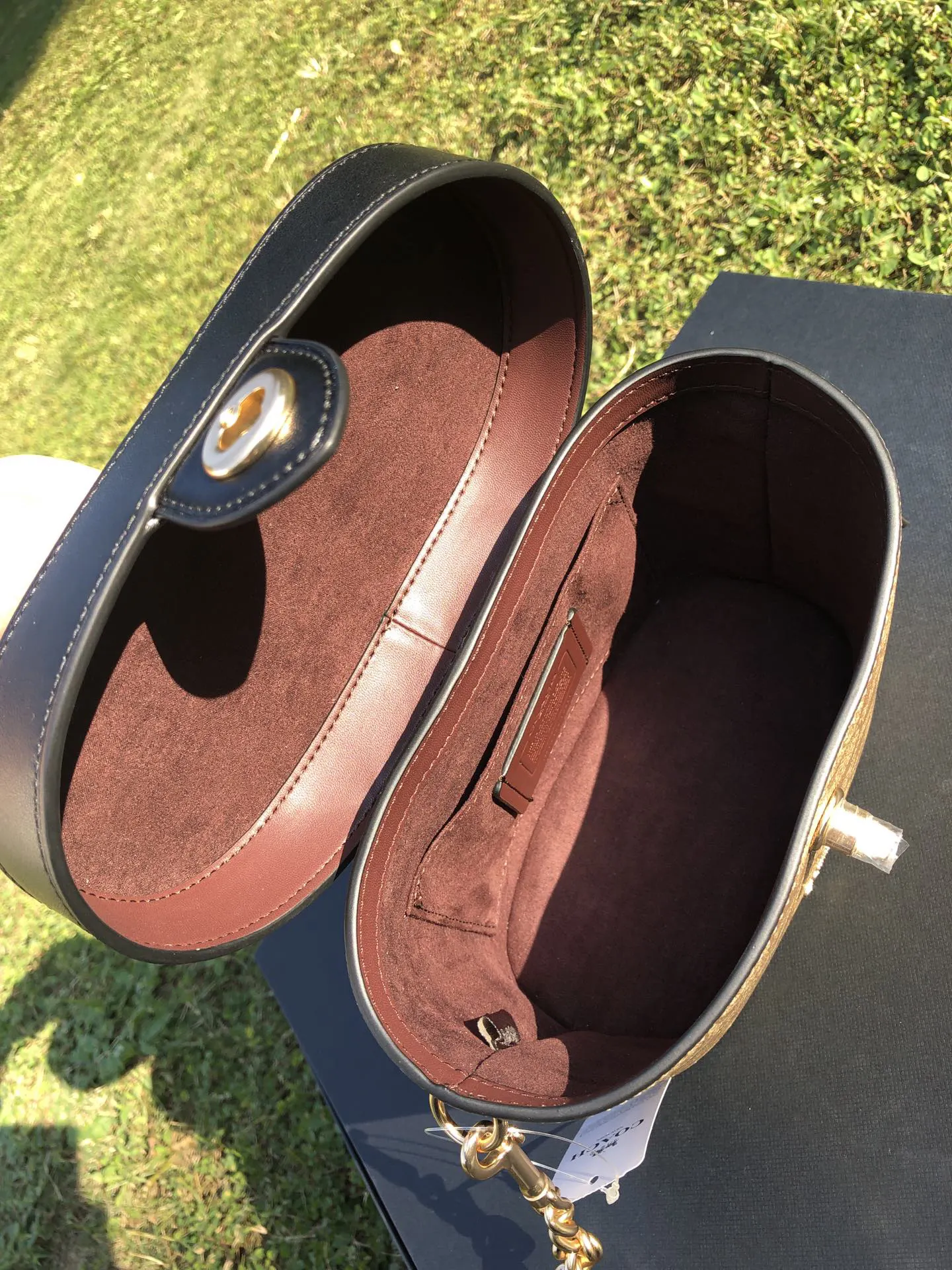 Monogram Cosmetic Pouch Premium Leather