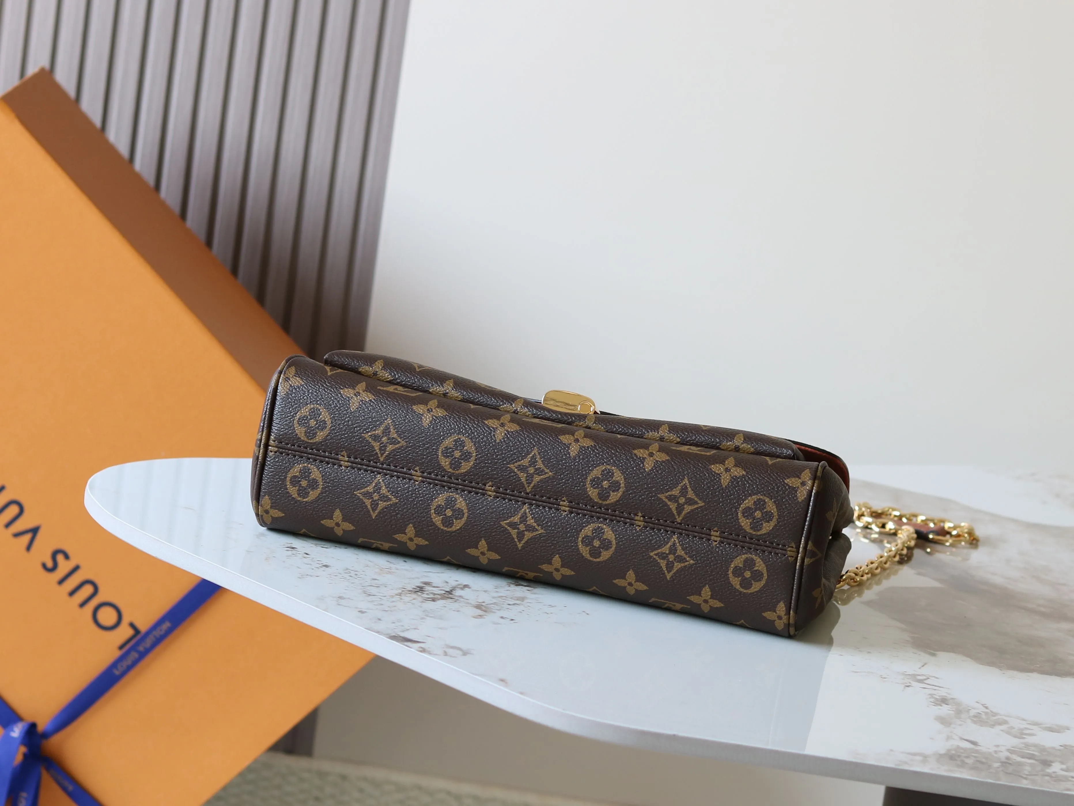 LV 黑色 棕色 帆布 动态 黑色 棕色S 链条包 精致链条款