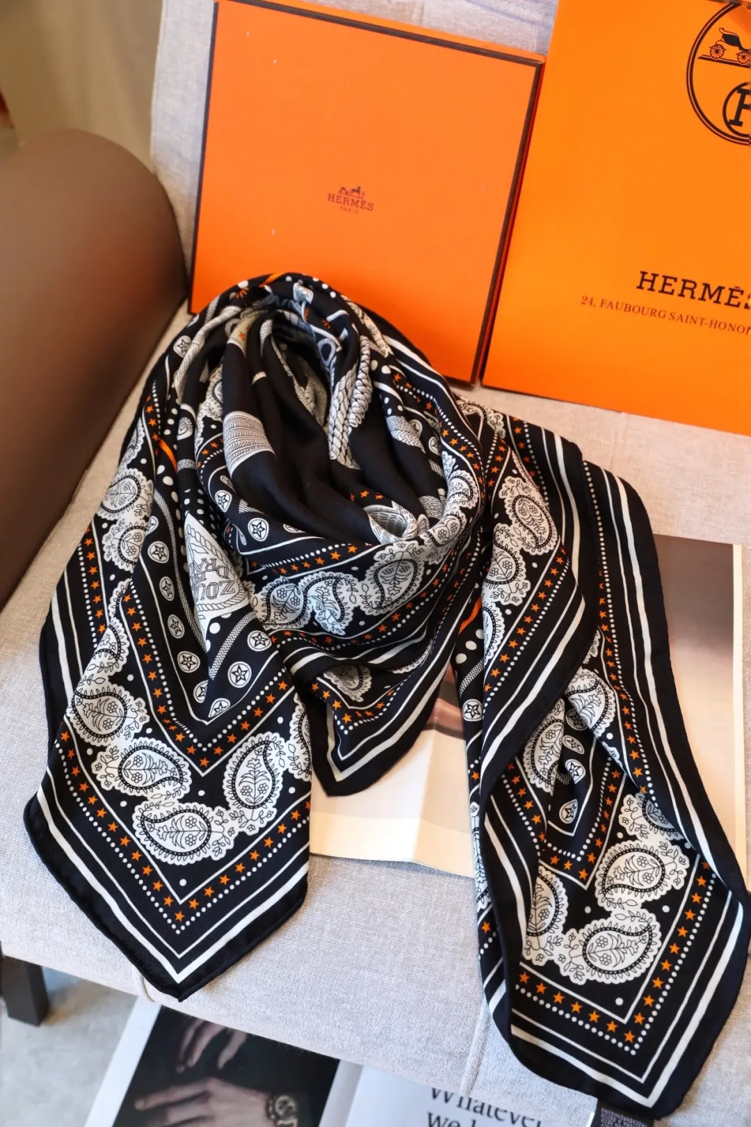Hermès 真丝 手提包 40cm