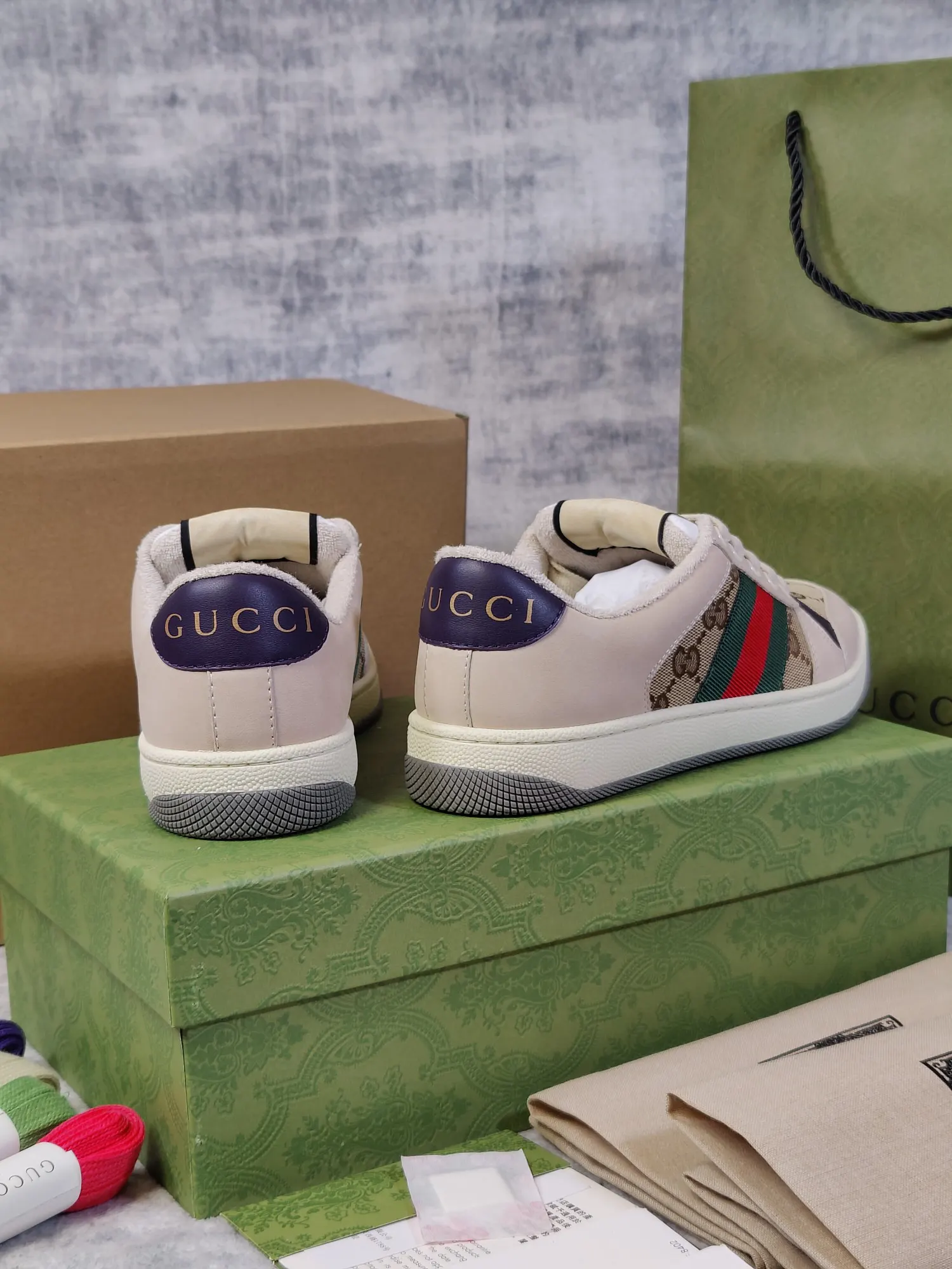 Gucci Logo休闲运动鞋