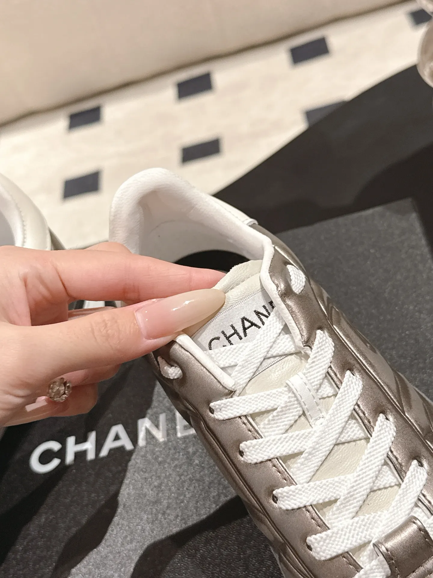 Chanel Sheepskin Shoes Sneakers Image 7 Chanel Sheepskin Shoes Sneakers Image 7