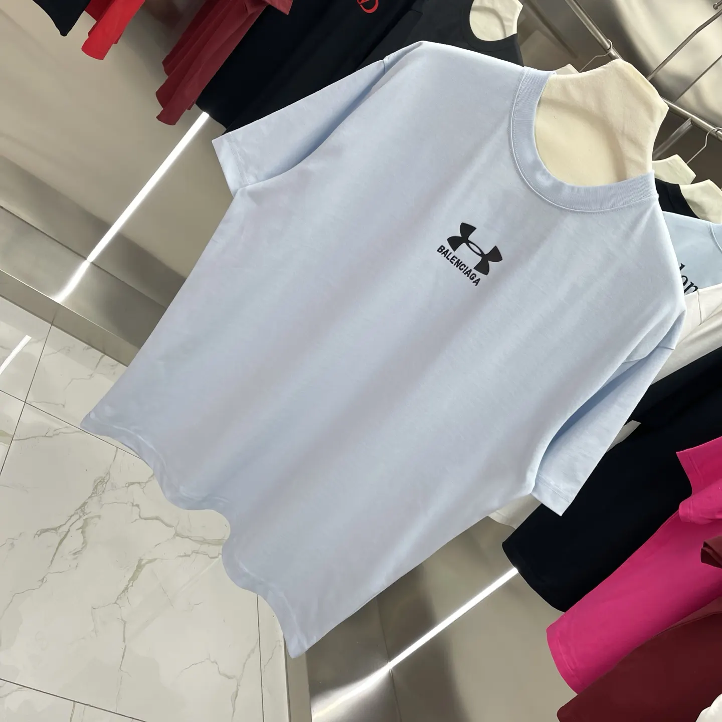 Balenciaga 黑色 纯棉 短袖T恤