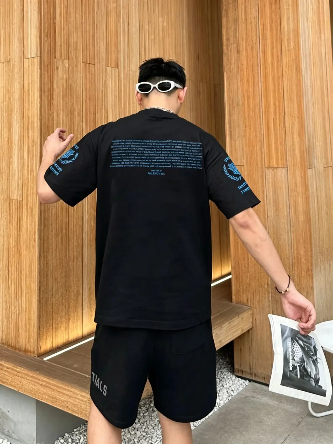 Balenciaga Paris 黑色 短袖T恤