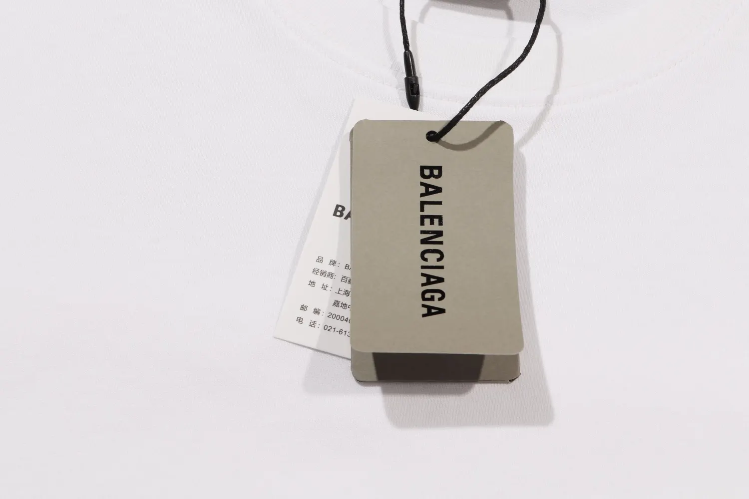 Balenciaga 黑色 短袖T恤 宽松休闲