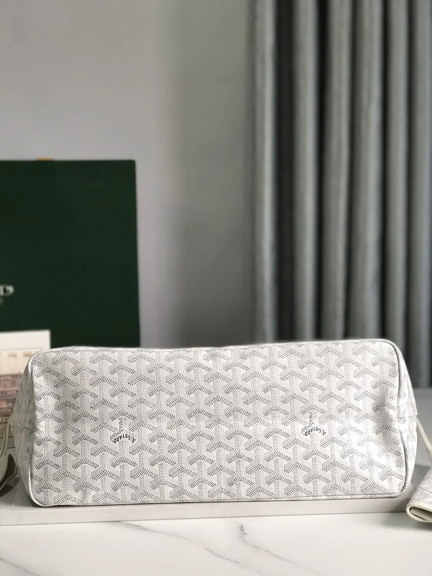 Goyard White Tote Bag