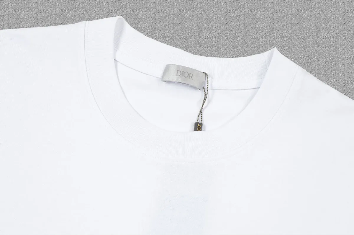 Dior Black Short Sleeved T-Shirt Exquisite Wear Image 6 Dior Black Short Sleeved T-Shirt Exquisite Wear Image 6