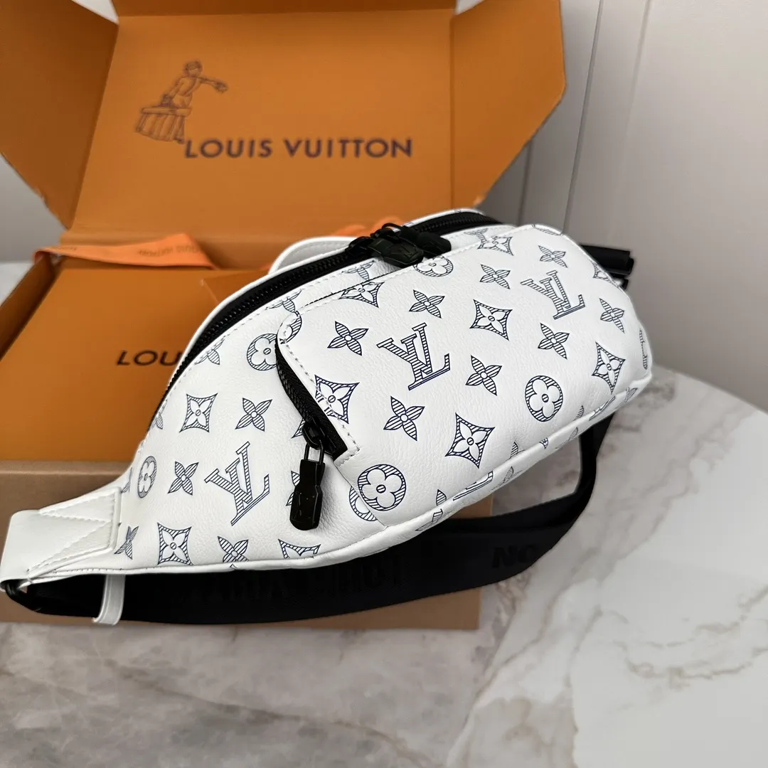 White Belt Bag Casual Leather