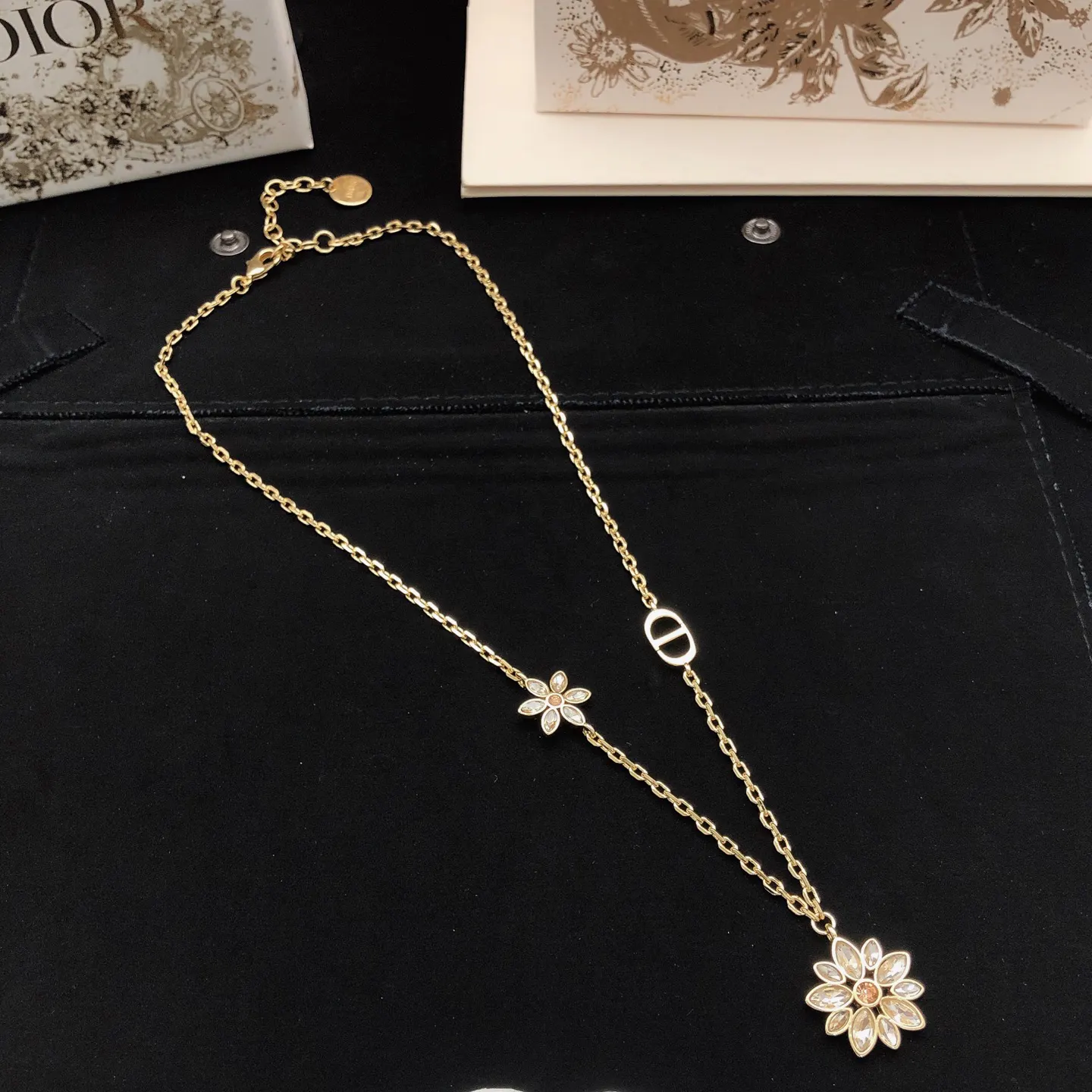 Dior 项链 精致锁骨链