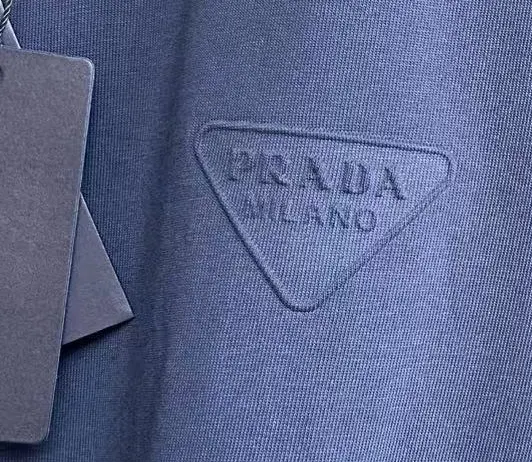 PRADA 棉质 三角标 短袖T恤 休闲百搭款