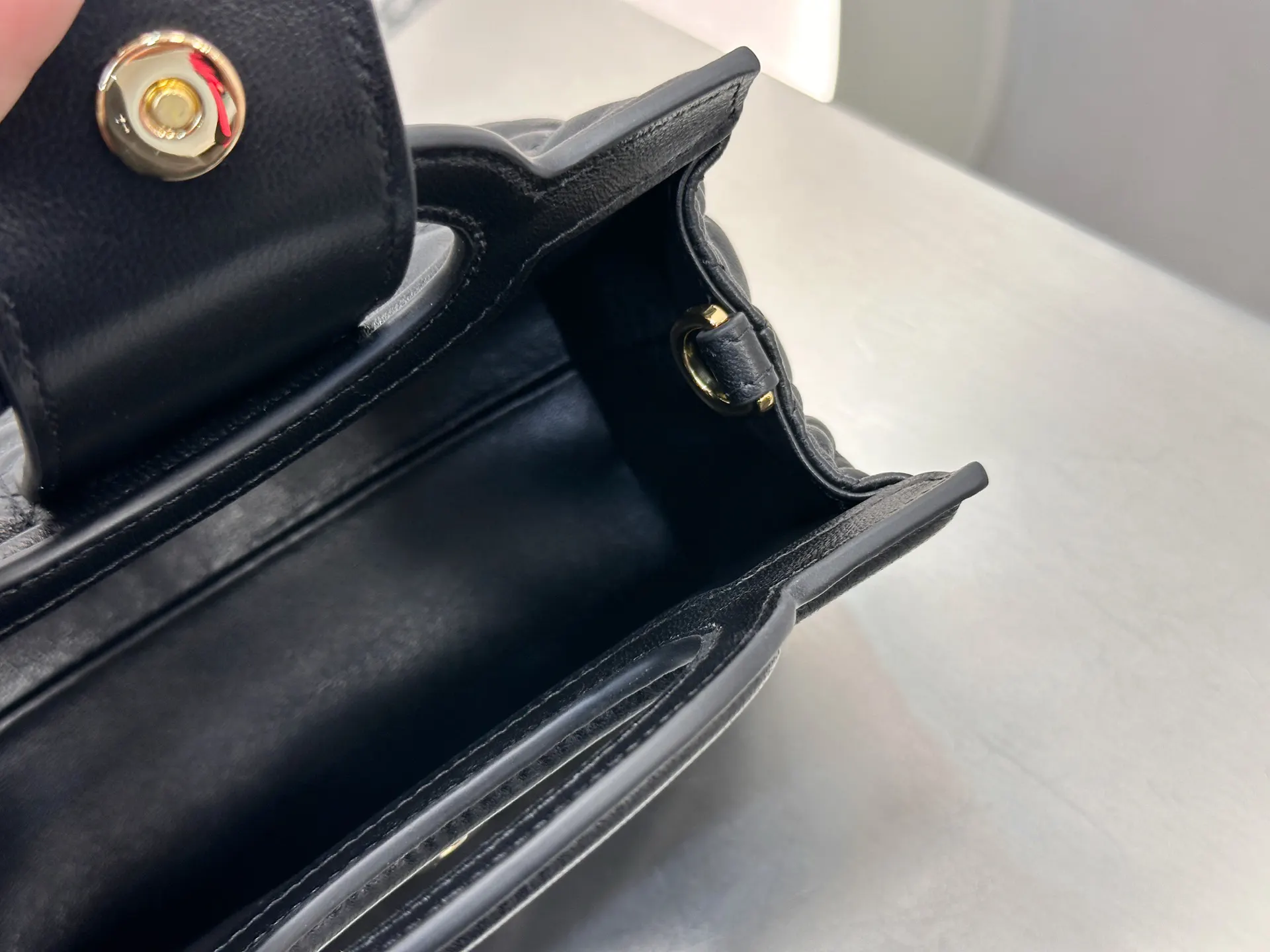 Black White Chain Bag