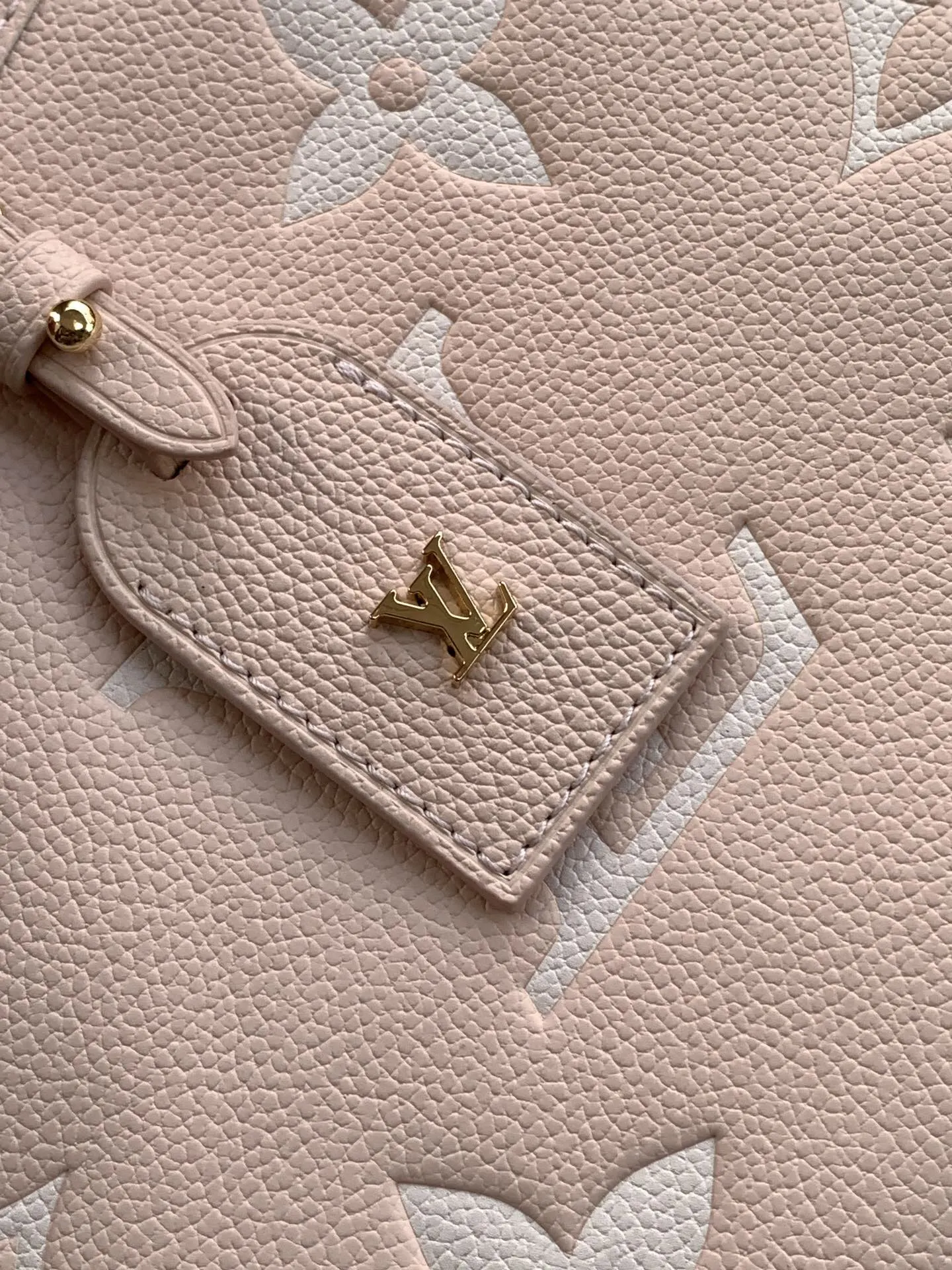 LV CarryAll 米白 棕色 牛皮 收纳包 旅行收纳款