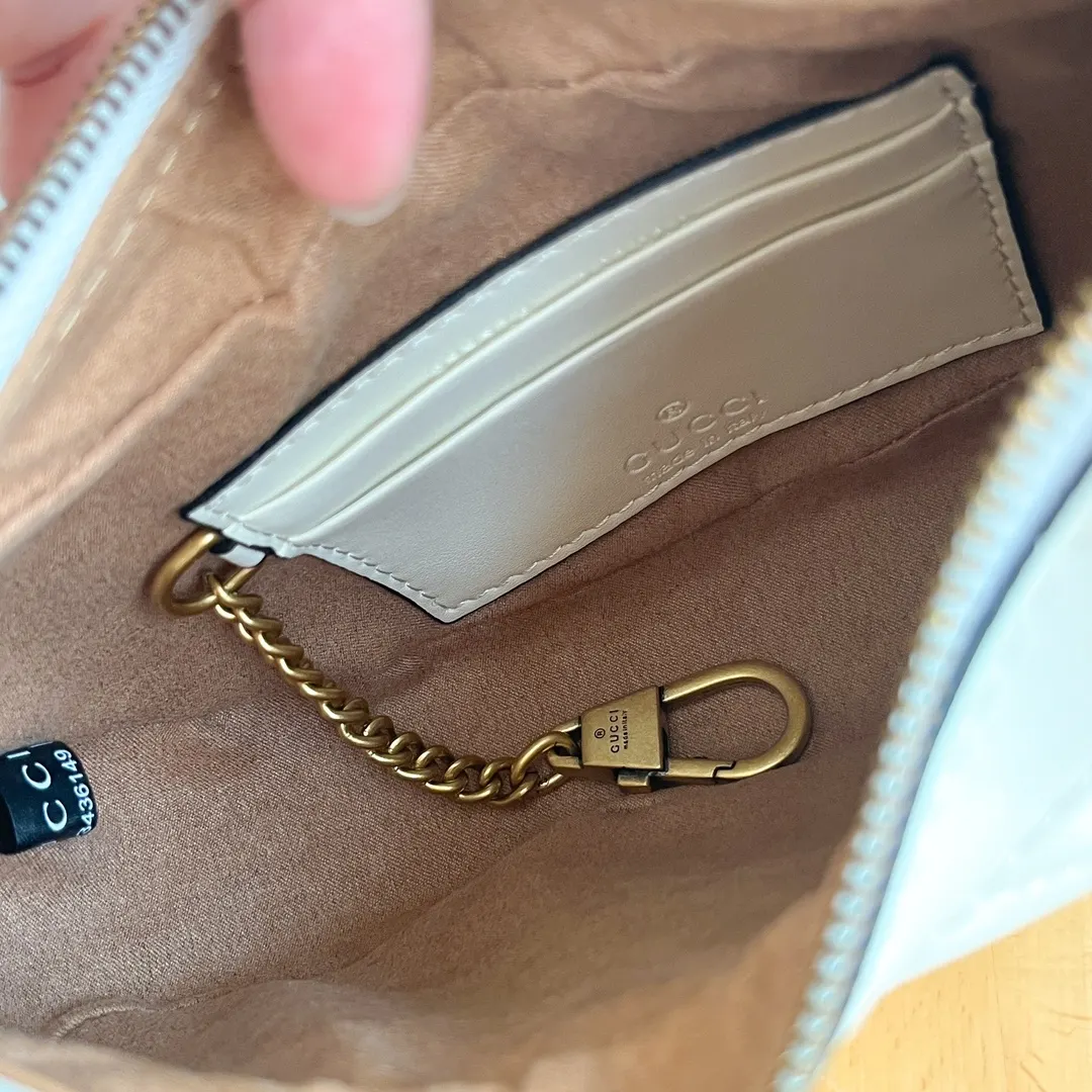 Gucci Marmont 绗缝皮革钱包 日常收纳款