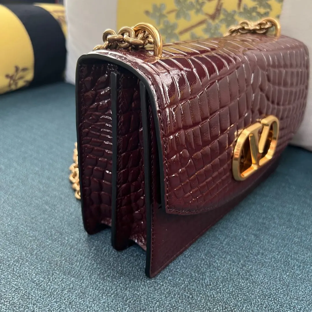 Gold Chain Bag Leather