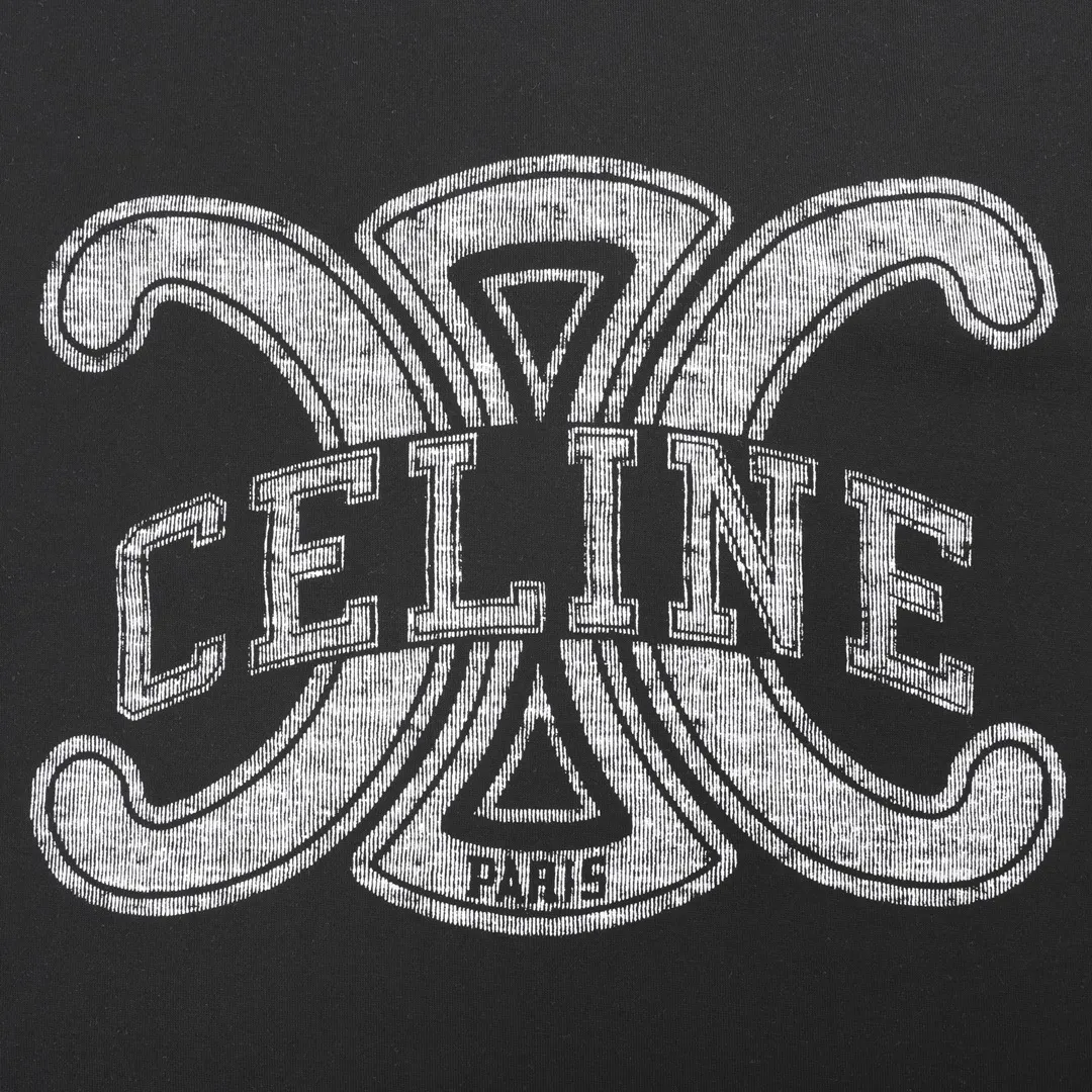 Celine 23SS 印花 纯棉 短袖T恤 日常百搭款