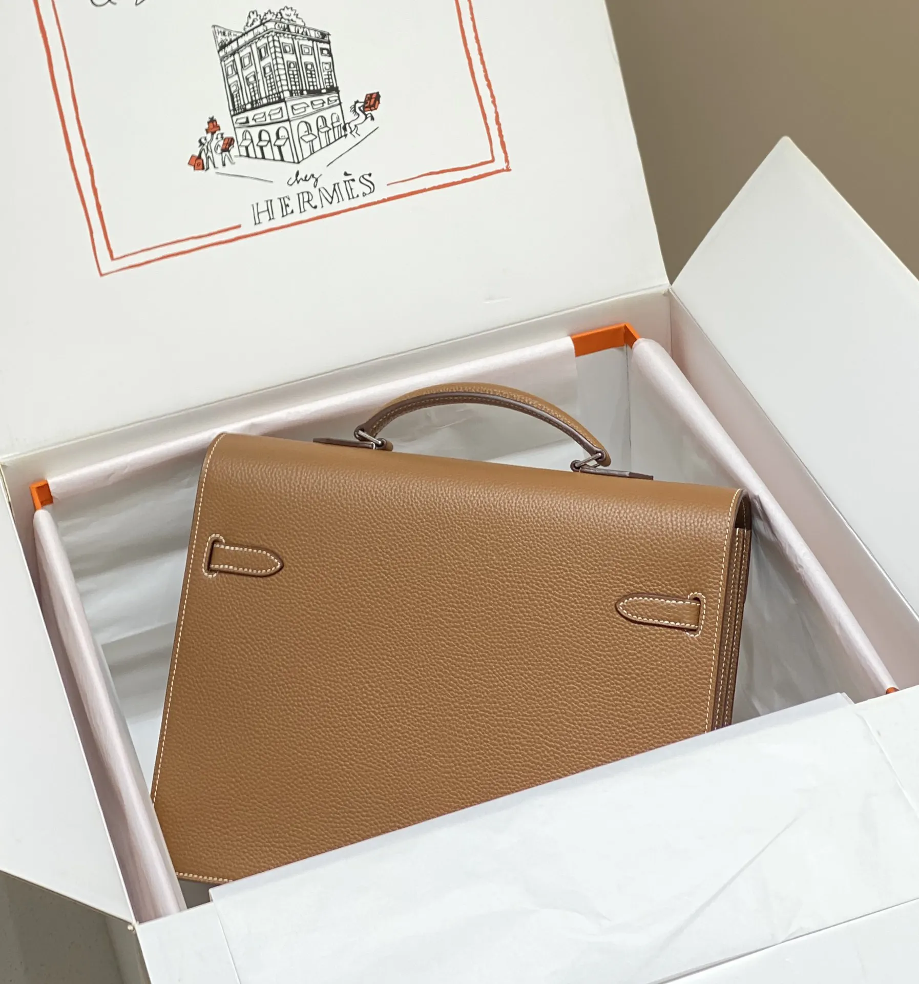 Brown Briefcase Business Commuter