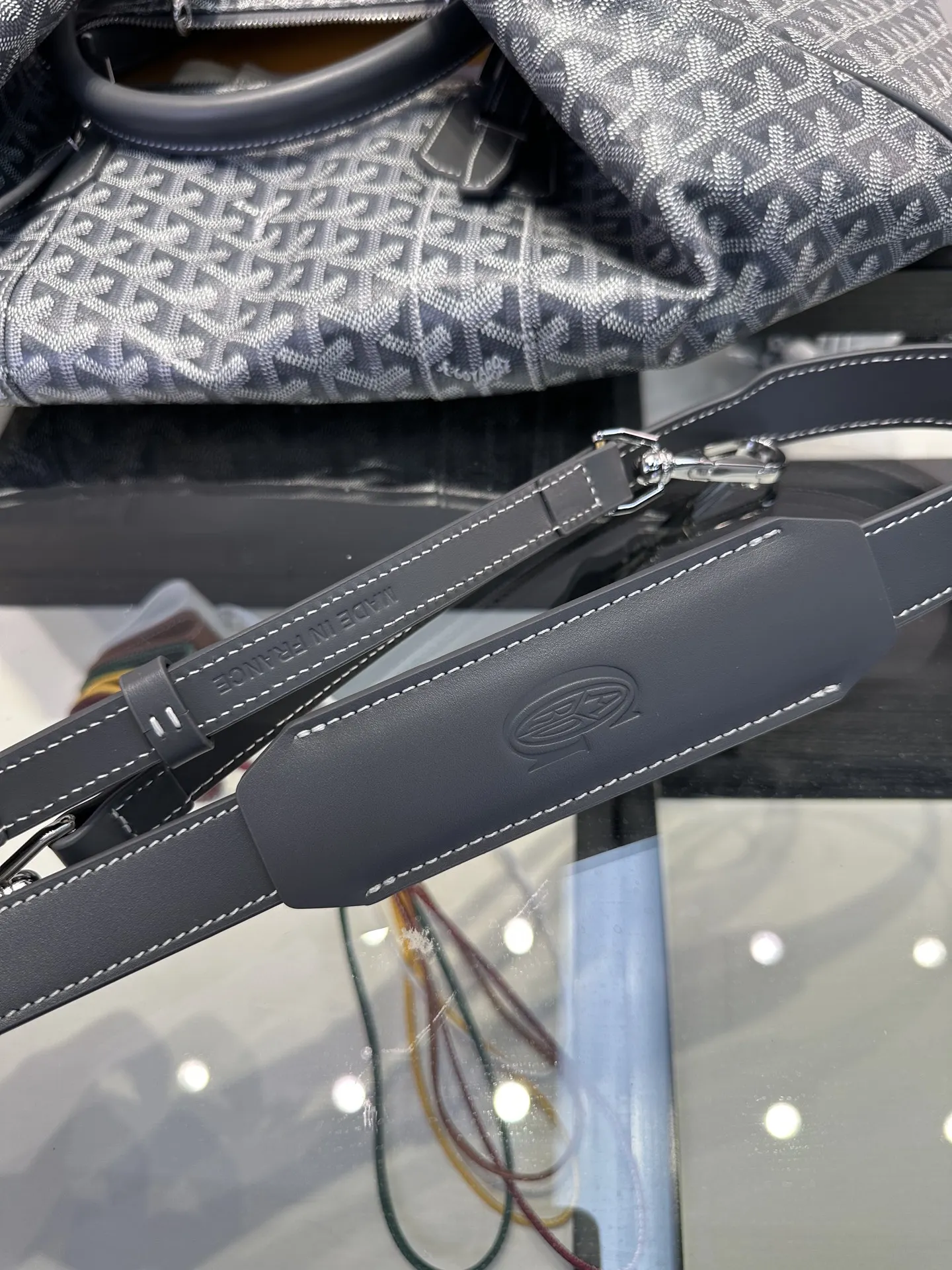 Goyard 灰色 戈雅 Boston 旅行袋 灰色 旅行袋 大容量旅行款(數字9) Goyard 灰色 戈雅 Boston 旅行袋 灰色 旅行袋 大容量旅行款(數字9)
