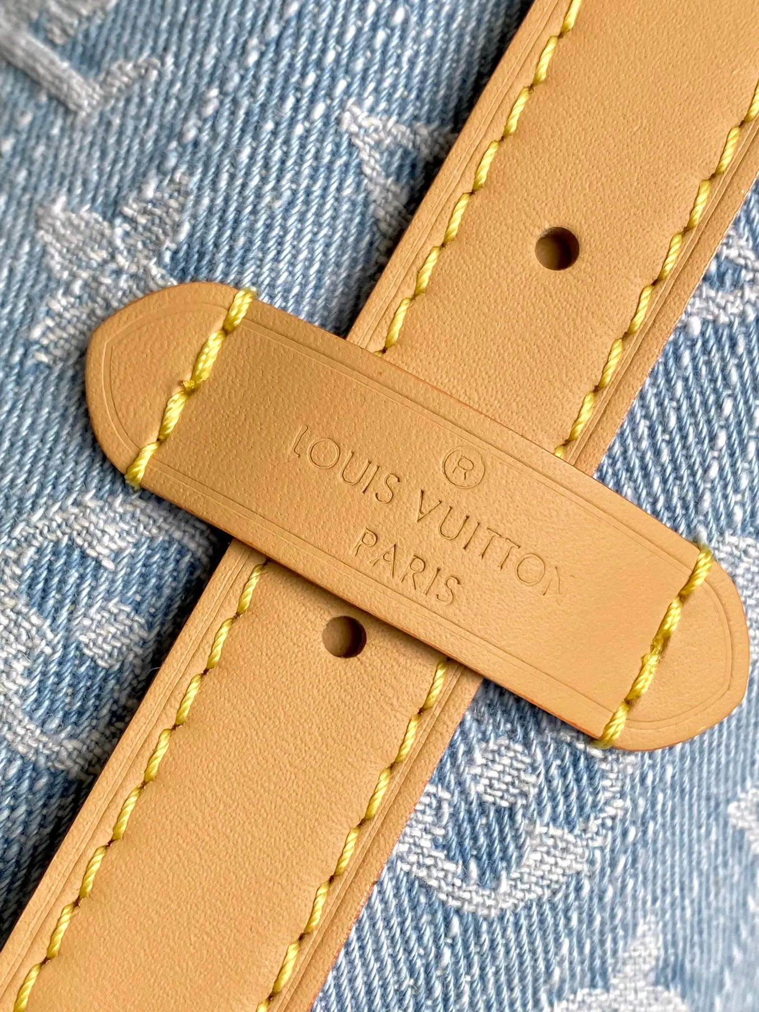 Blue Clutch Bag Canvas
