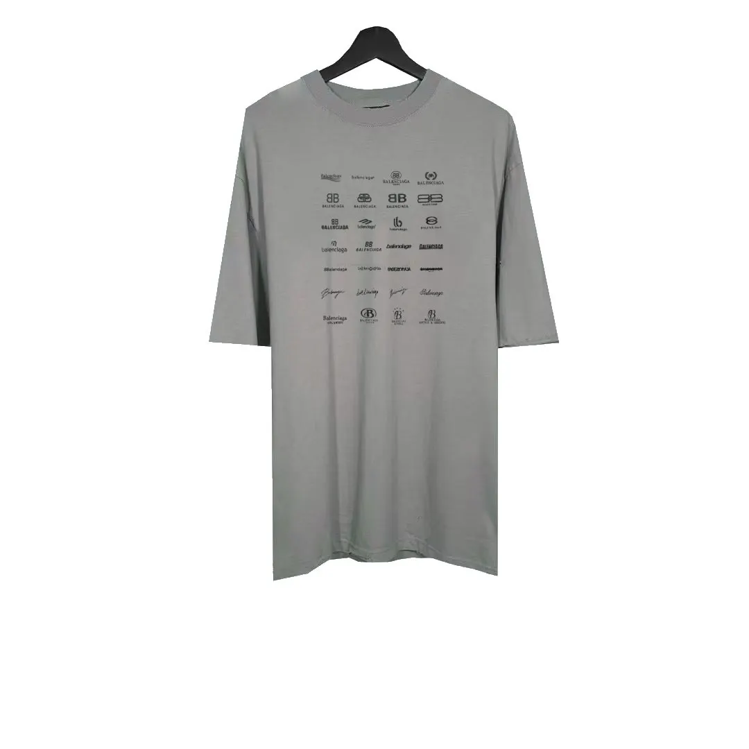 Balenciaga 纯棉 Logo 短袖T恤