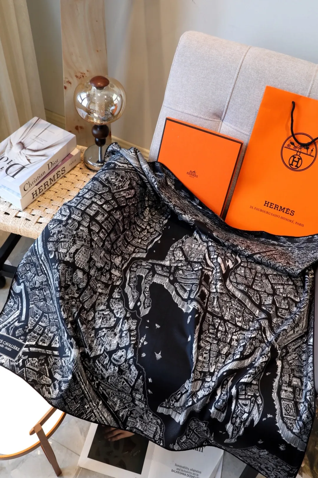 Hermès Pink Scarf