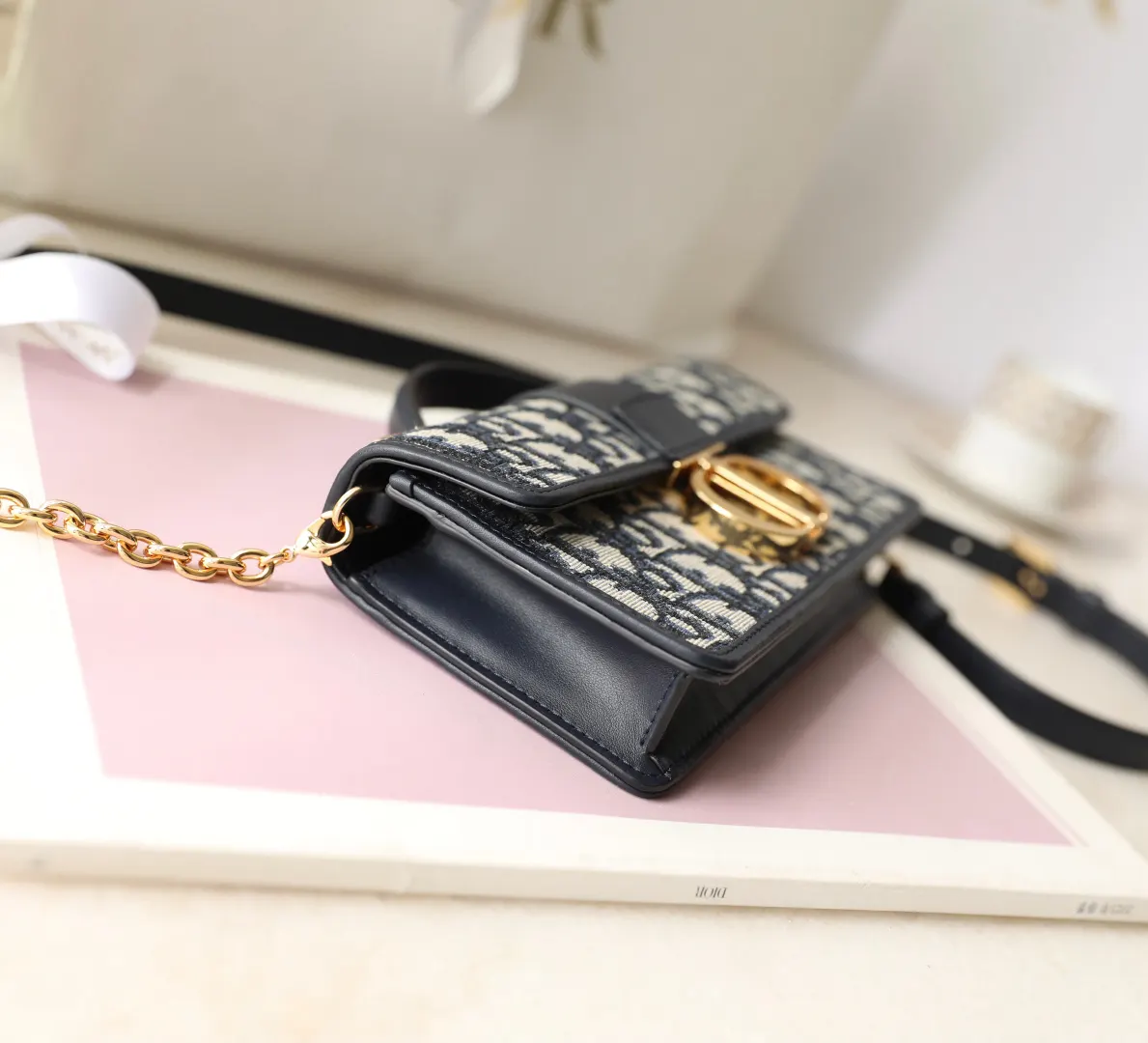 Dior Oblique老花牛皮手袋 手提斜挎 通勤