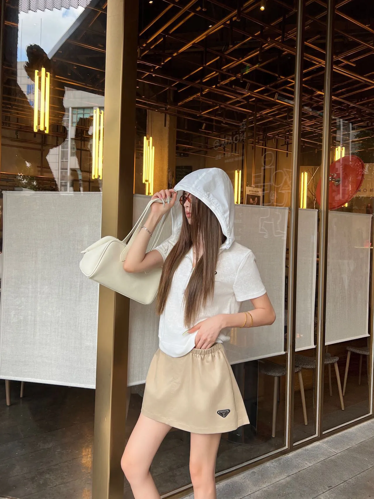 Prada Re-Nylon 三角标 帽子