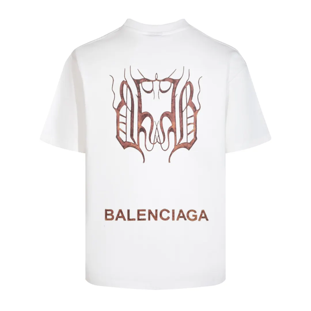 Balenciaga 黑色 短袖T恤 宽松休閒(數字2) Balenciaga 黑色 短袖T恤 宽松休閒(數字2)