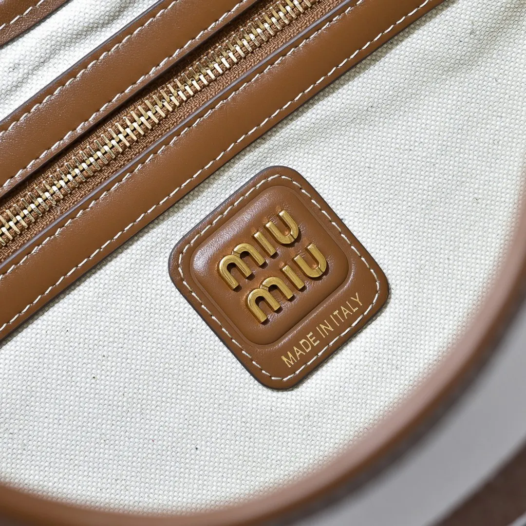 Miu 啡色 小牛皮 托特包 大容量托特款