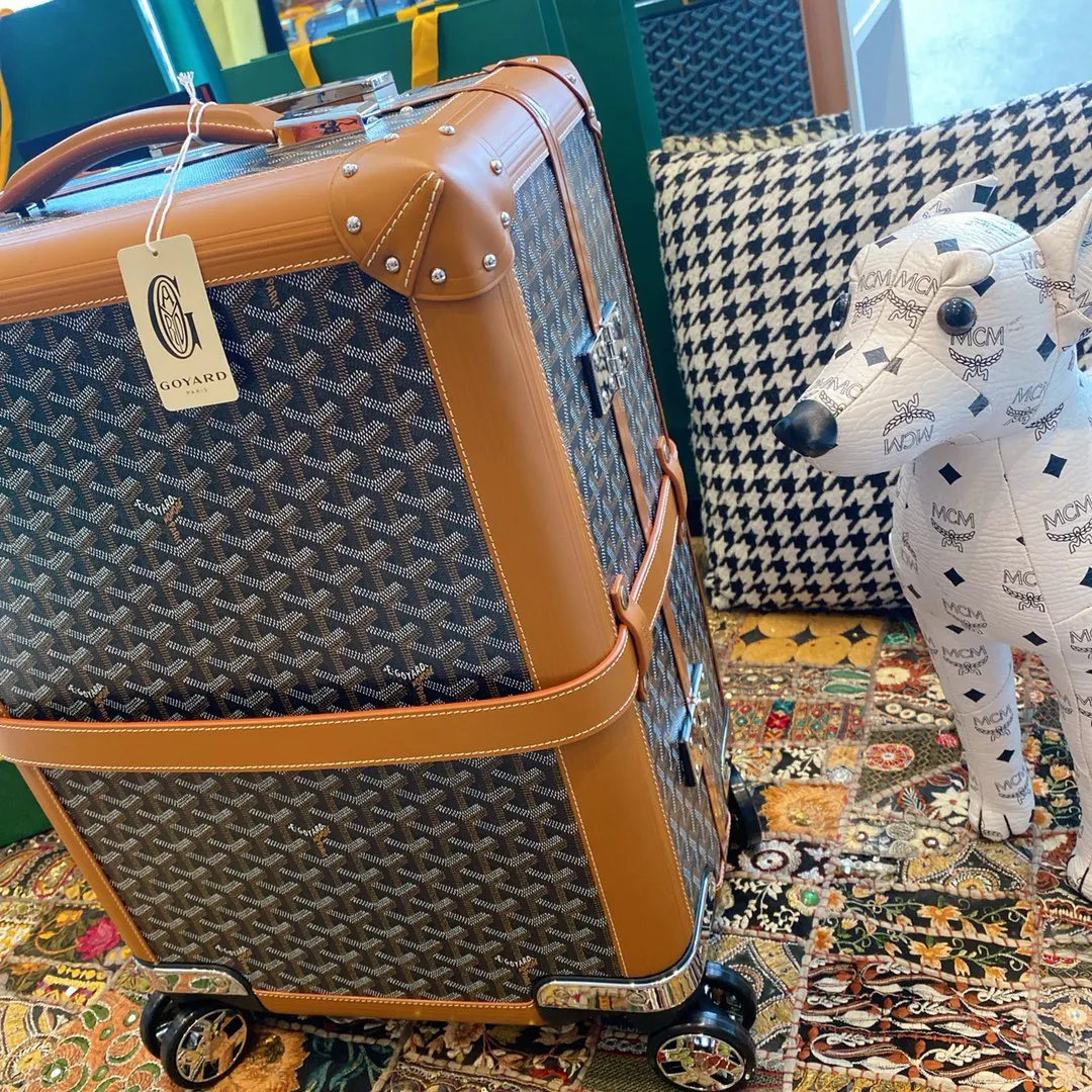 Goyard 黑色 白色 行李箱 旅行拉杆款 轻便出行款