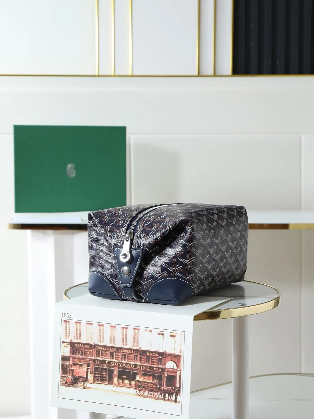 Goyard 戈雅 化妆 收纳袋 内里有双隔层 手拿包 精致手拿款