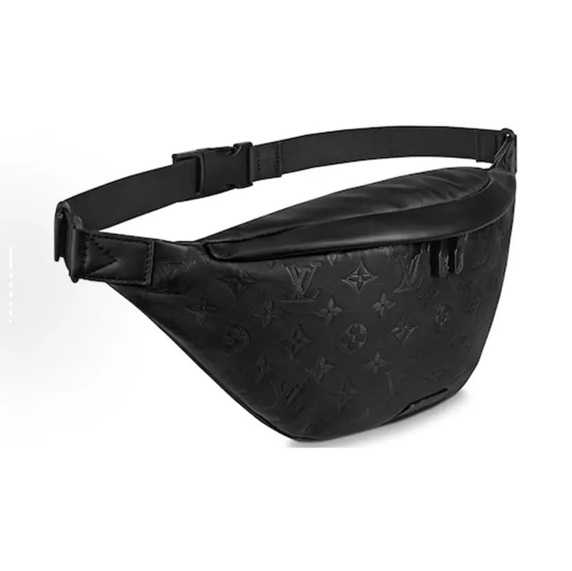 Monogram Crossbody Bag Lightweight Leather