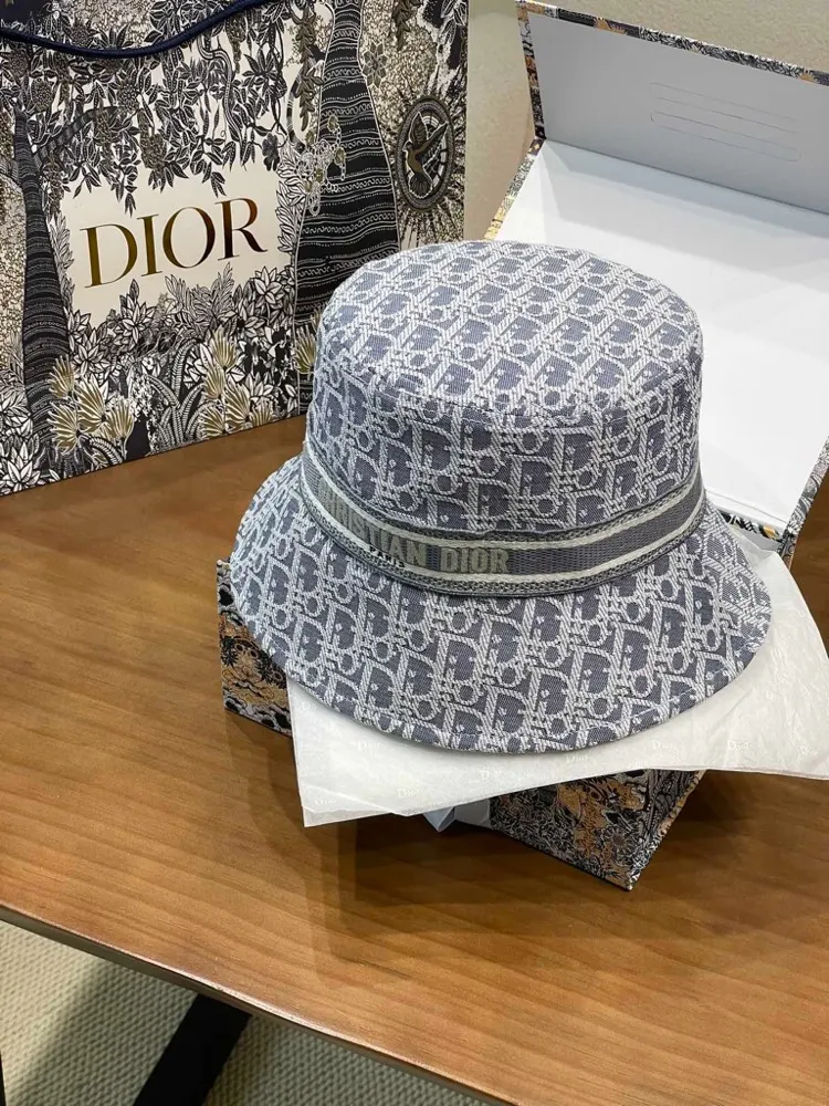 Dior Oblique 灰色帽子 精致配饰