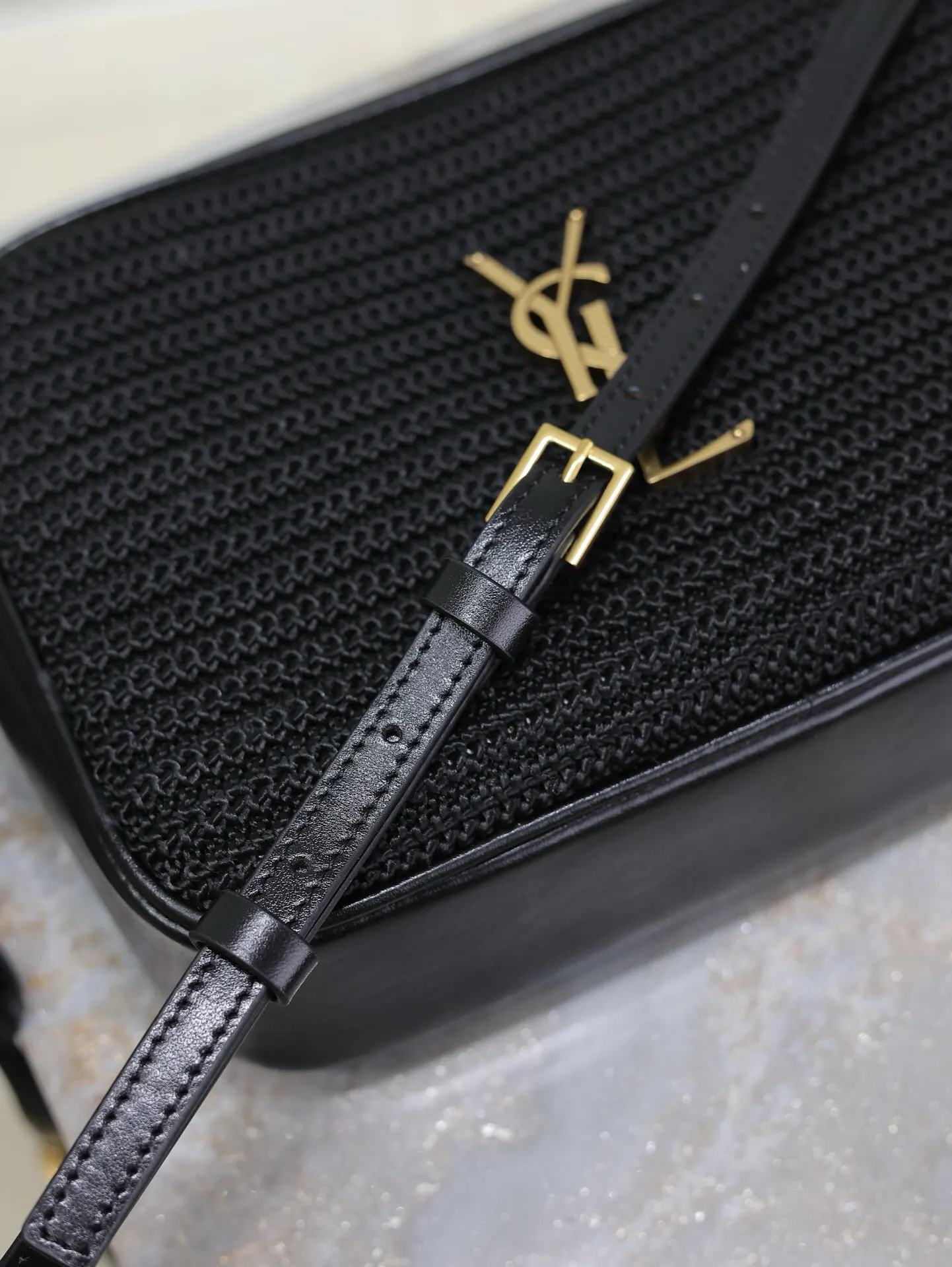 Black Crossbody Bag Lightweight Leather
