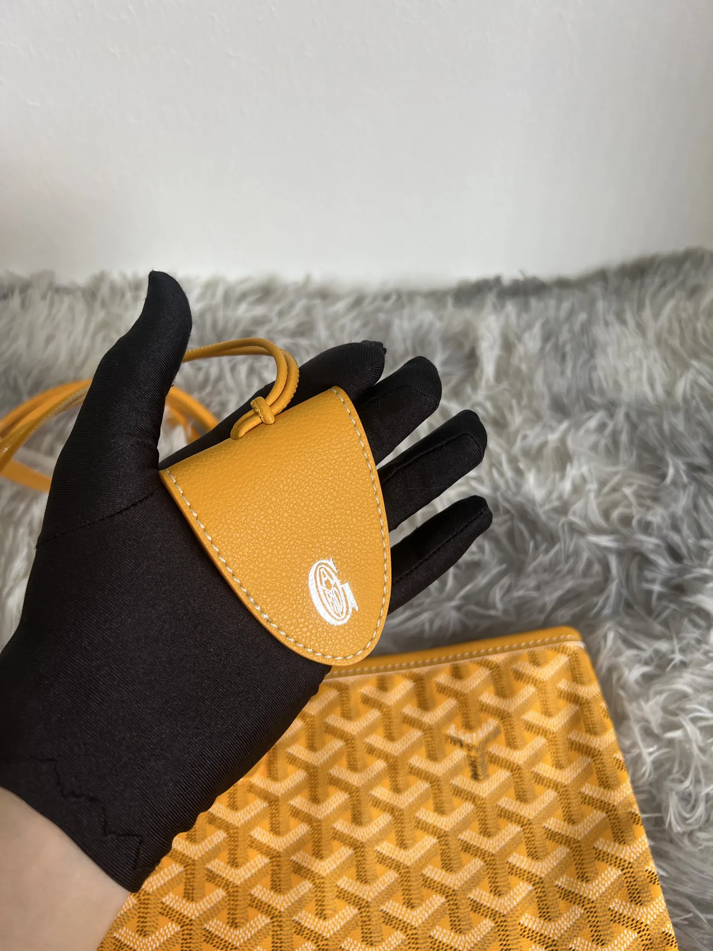 Yellow Tote Bag Leather