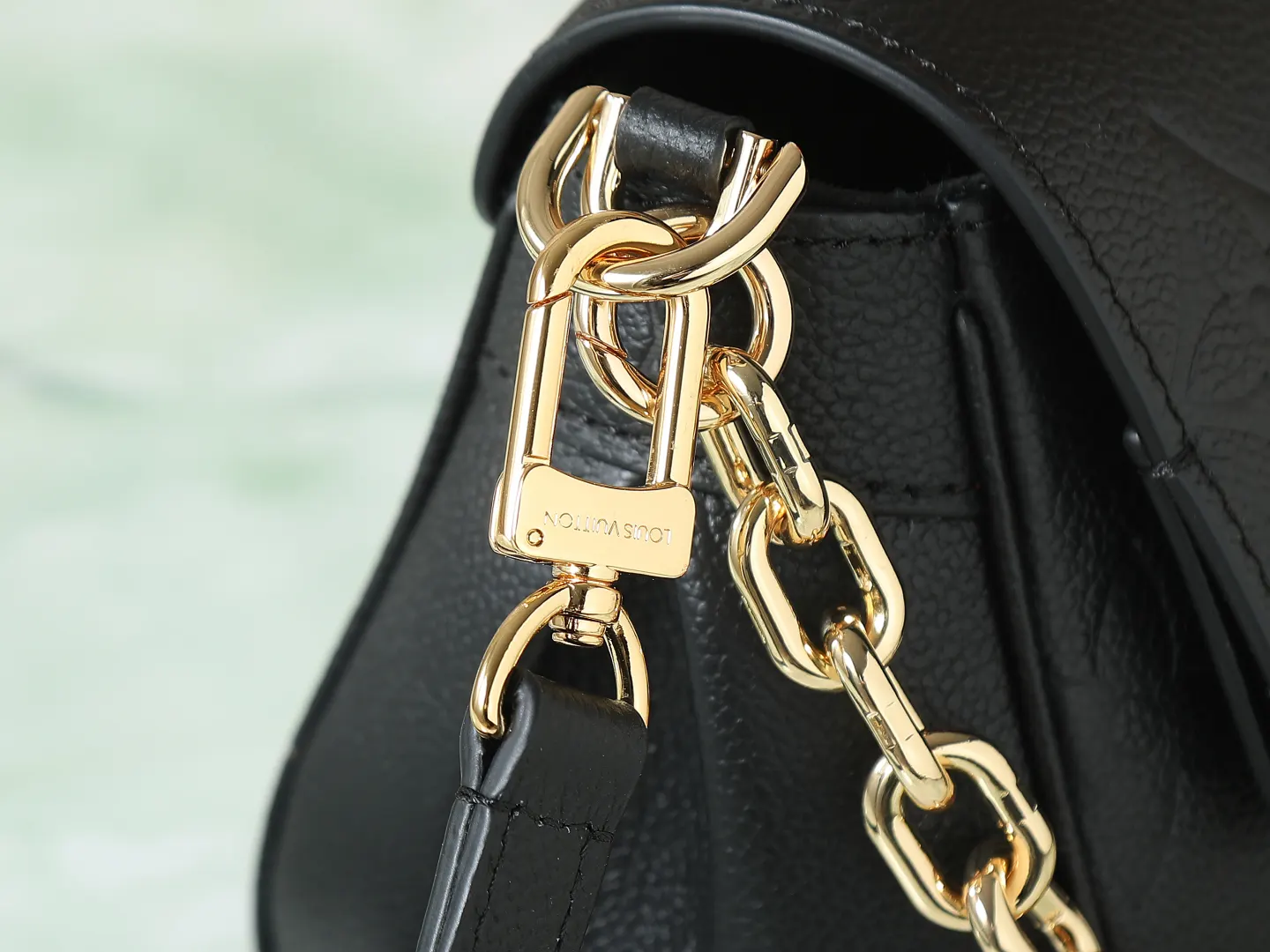 Louis Vuitton Black Chain Bag
