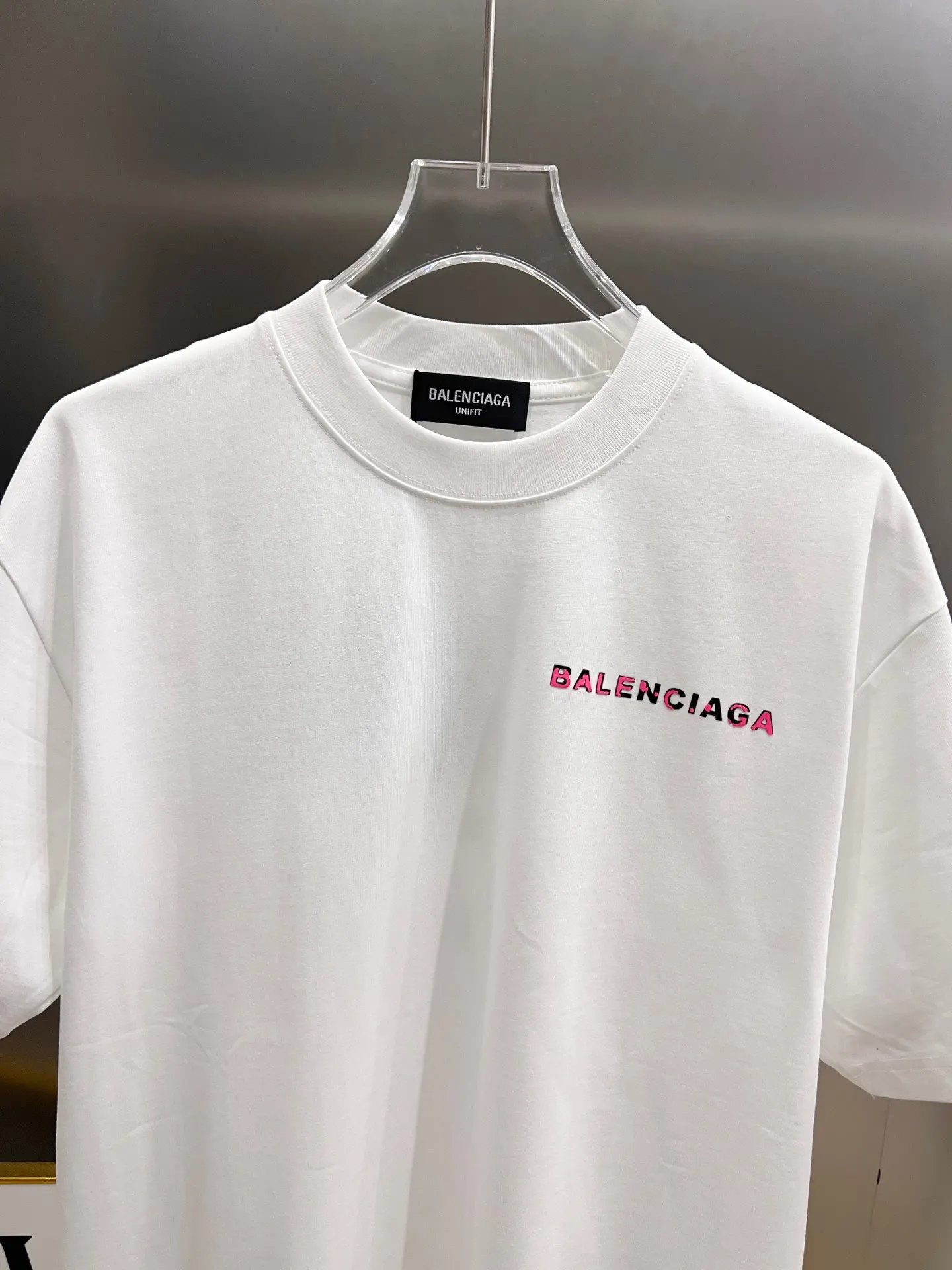 Balenciaga Black Logo Short Sleeve T-Shirt Loose Casual