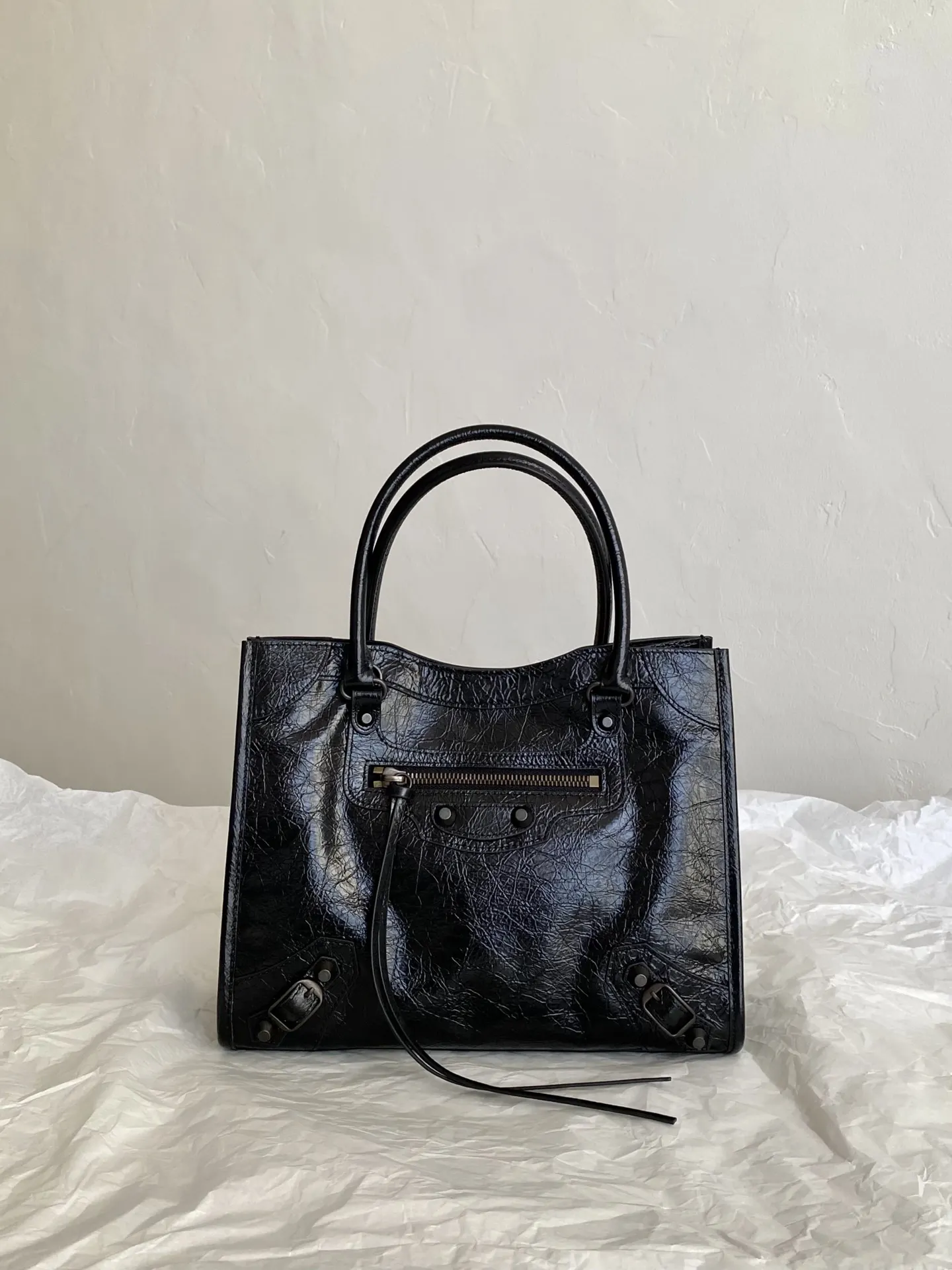Balenciaga City Le 黑色 腋下包 簡約腋下