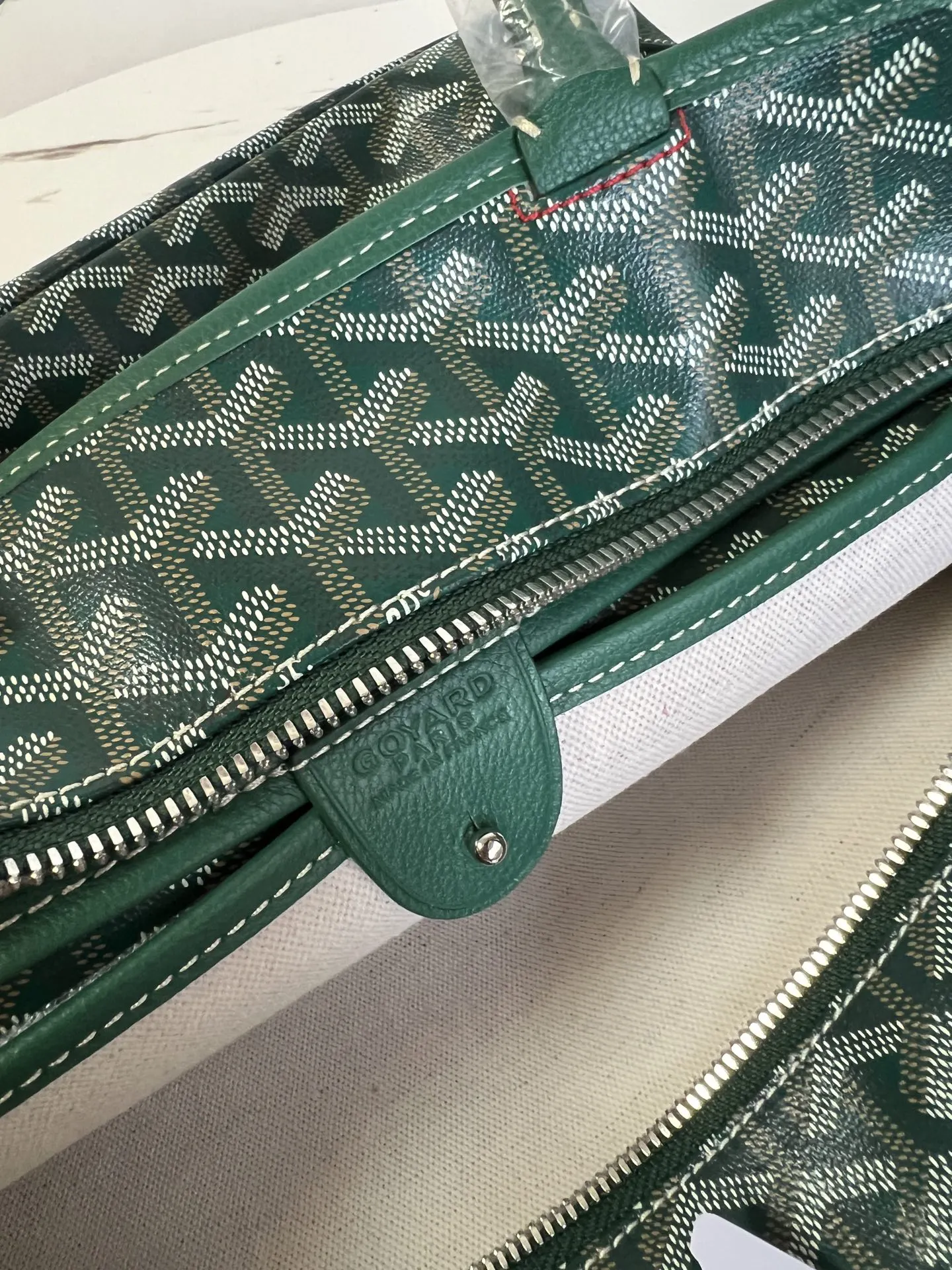 Goyard Green Tote Bag Leather Image 9 Goyard Green Tote Bag Leather Image 9