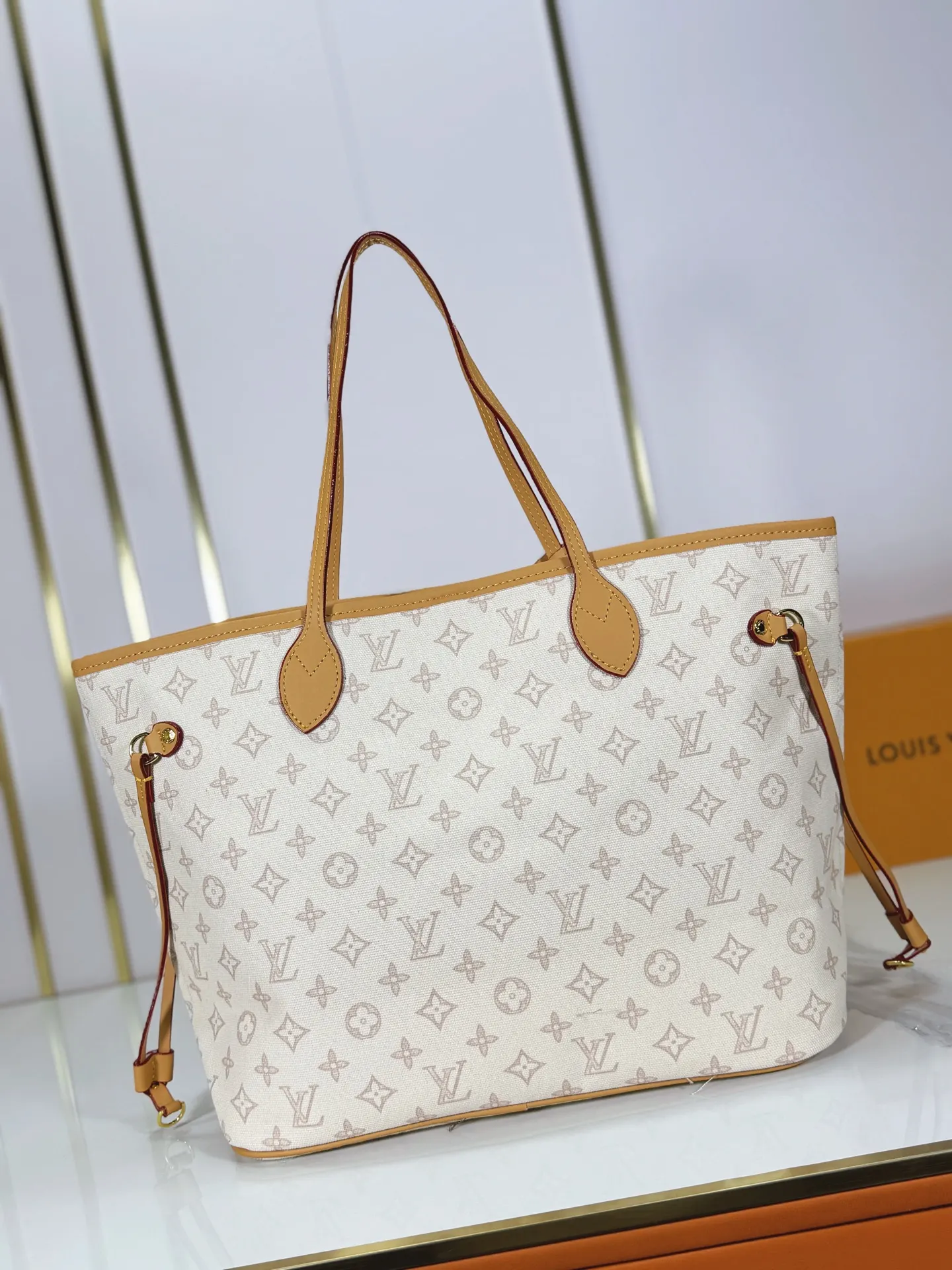LV Neverfull 帆布 手拿包 精致手拿款