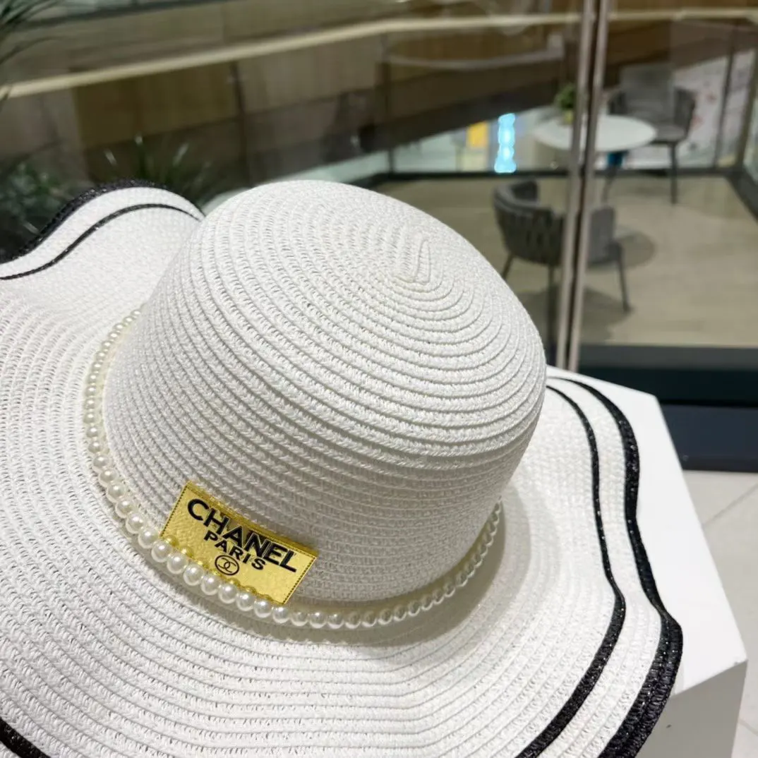 Chanel 遮阳 草帽 度假遮阳 帽子