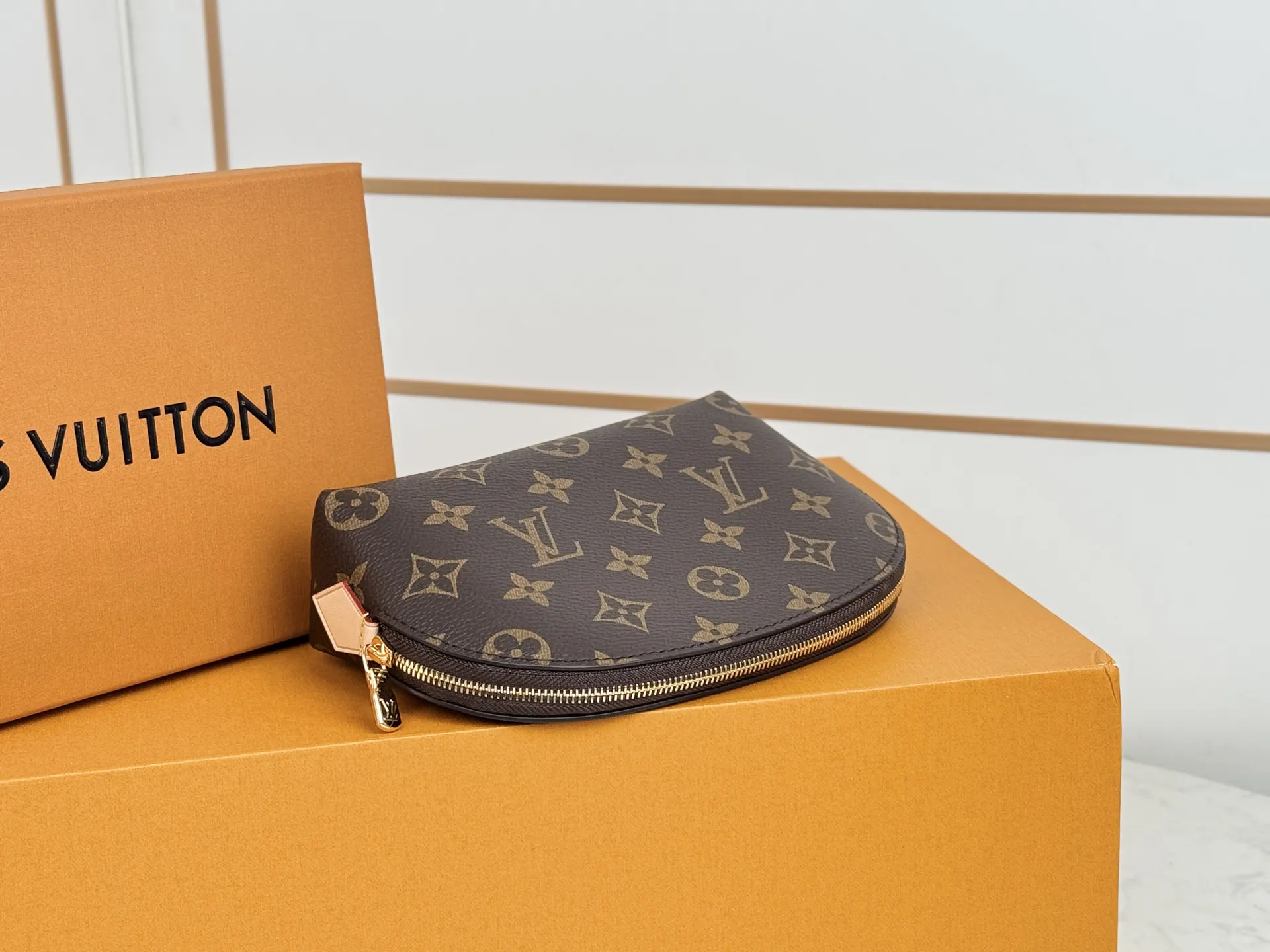 Gold Monogram Chain Bag Canvas