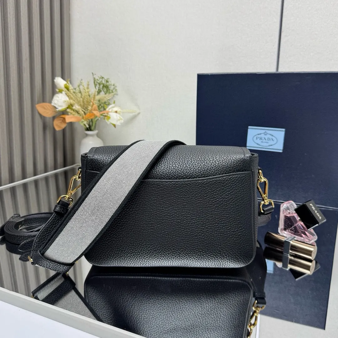 Prada Leather Backpack Logo Letter