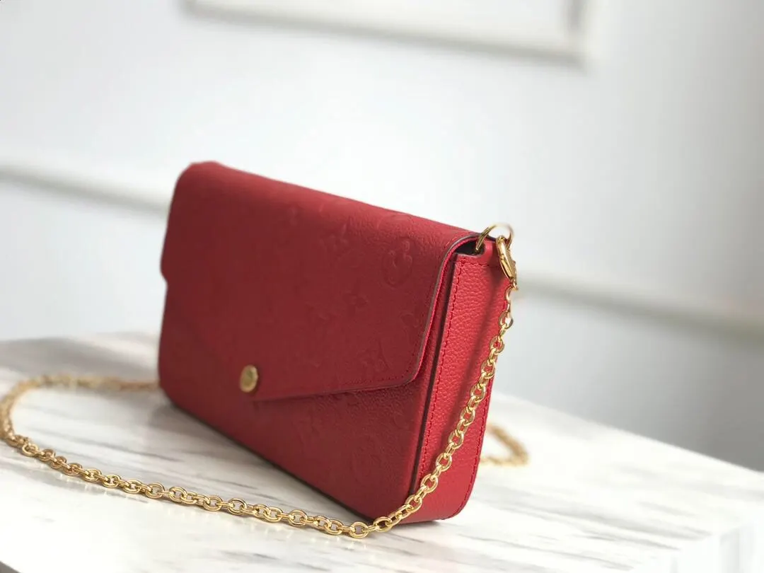 Silver Chain Bag Canvas